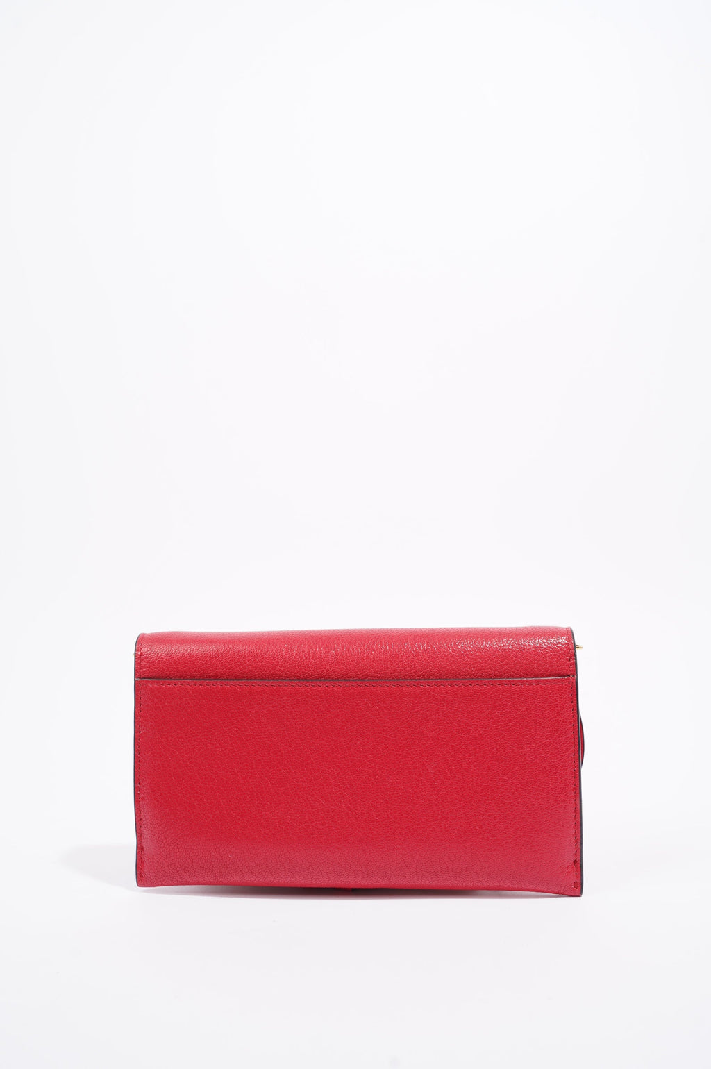 Christian Dior Womens Saddle On Chain Raspberry