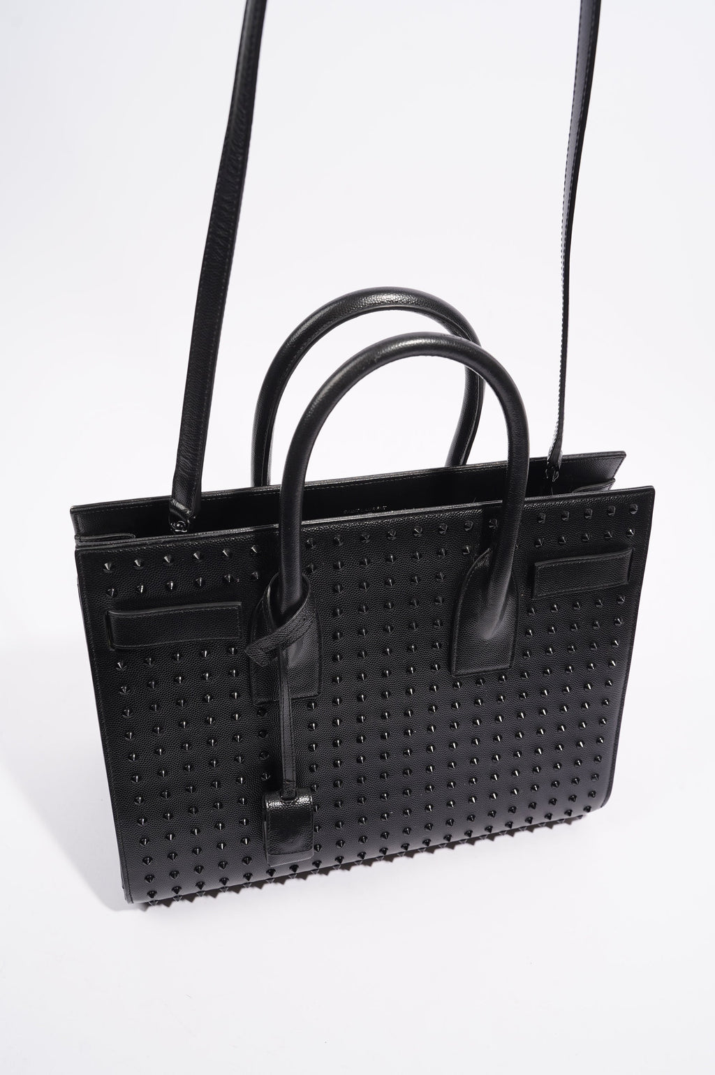 Saint Laurent Womens Sac De Jour Black Small