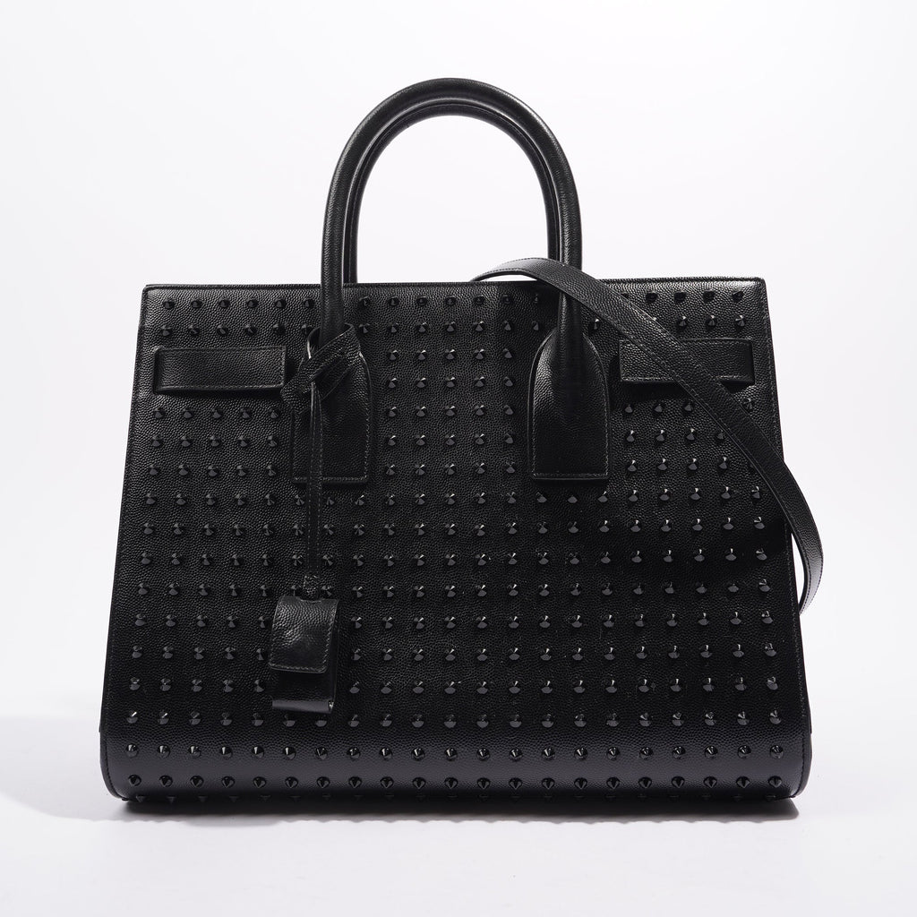 Saint Laurent Womens Sac De Jour Black Small