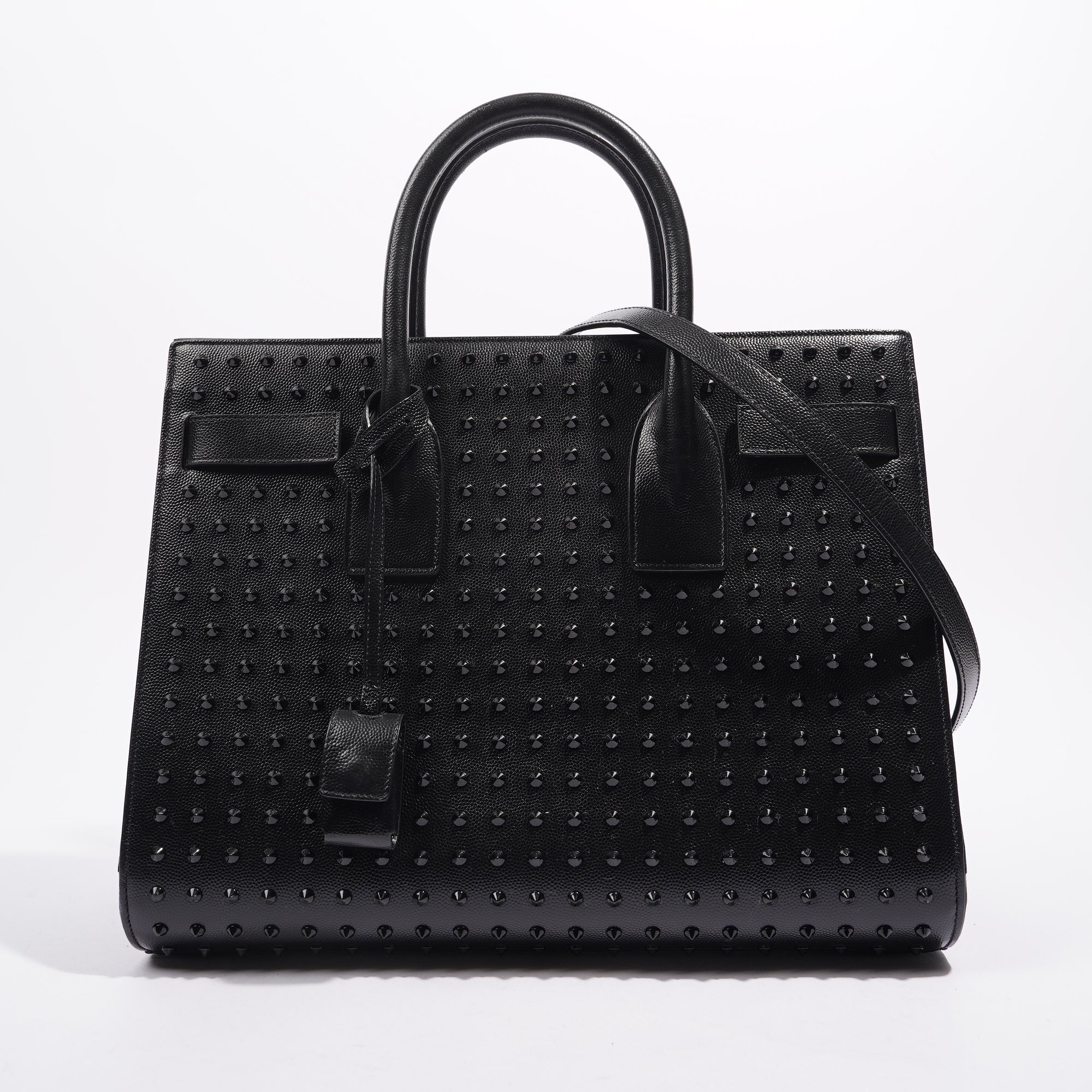 Saint Laurent Womens Sac De Jour Black Small