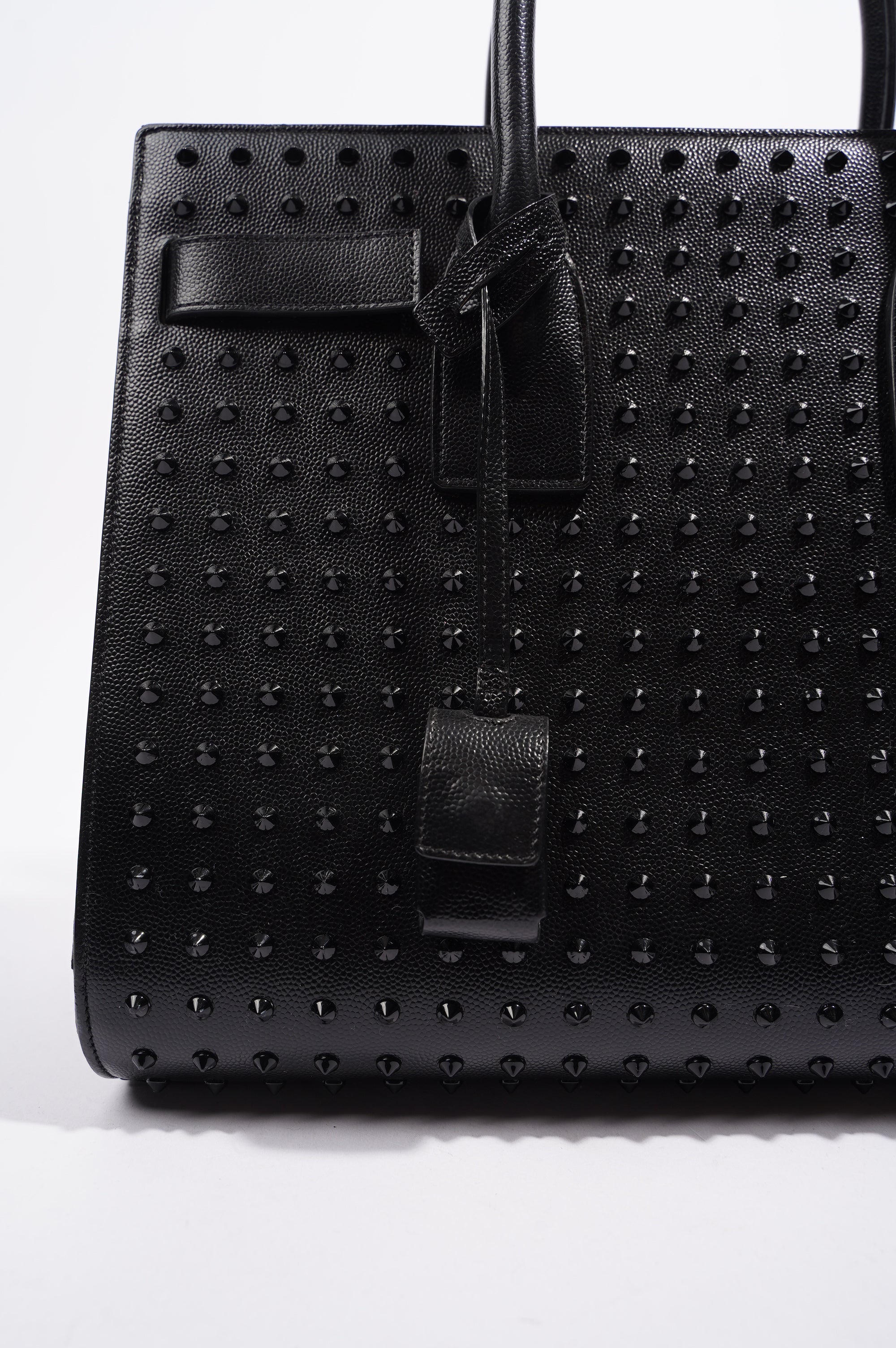 Saint Laurent Womens Sac De Jour Black Small
