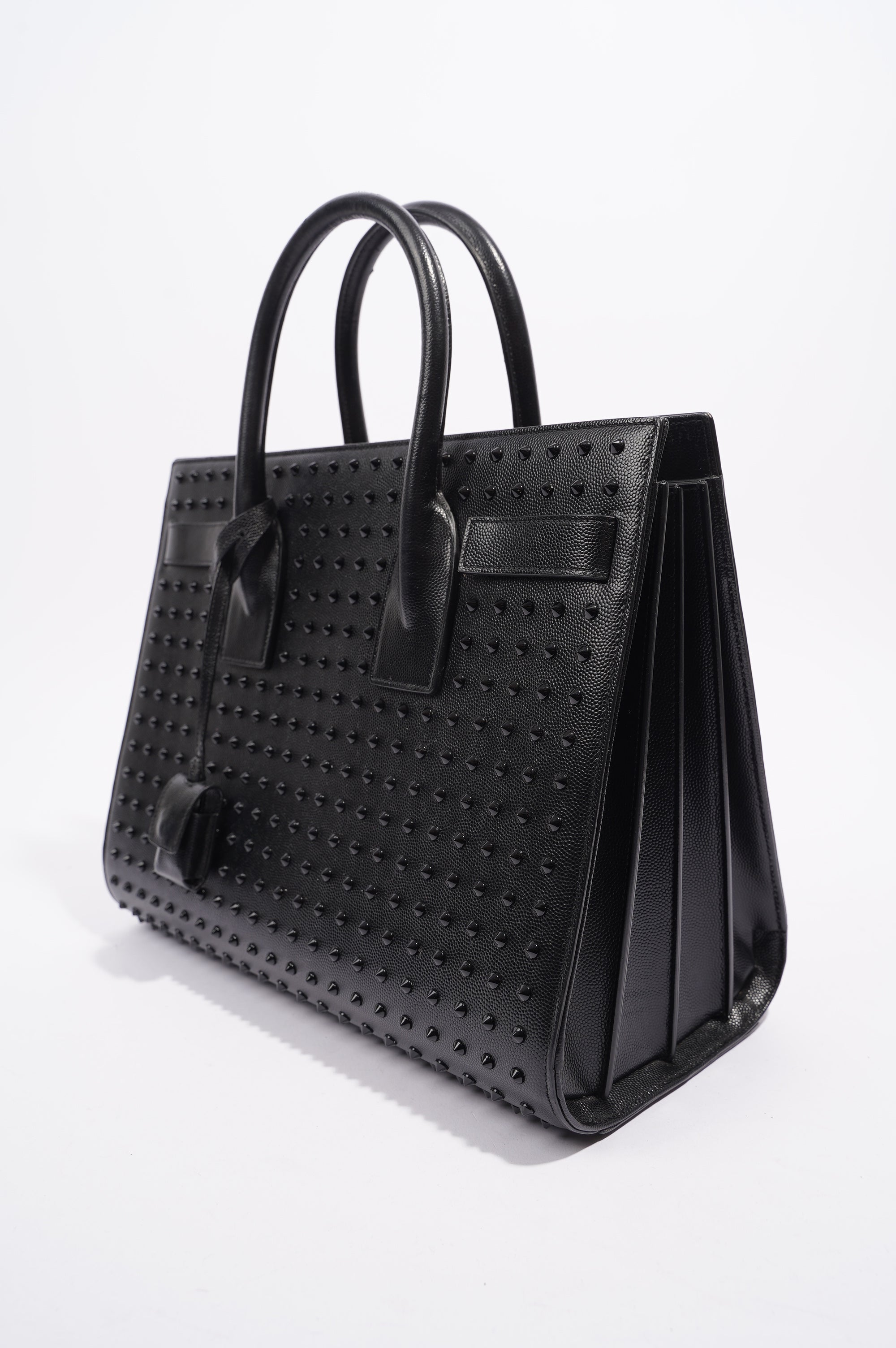 Saint Laurent Womens Sac De Jour Black Small