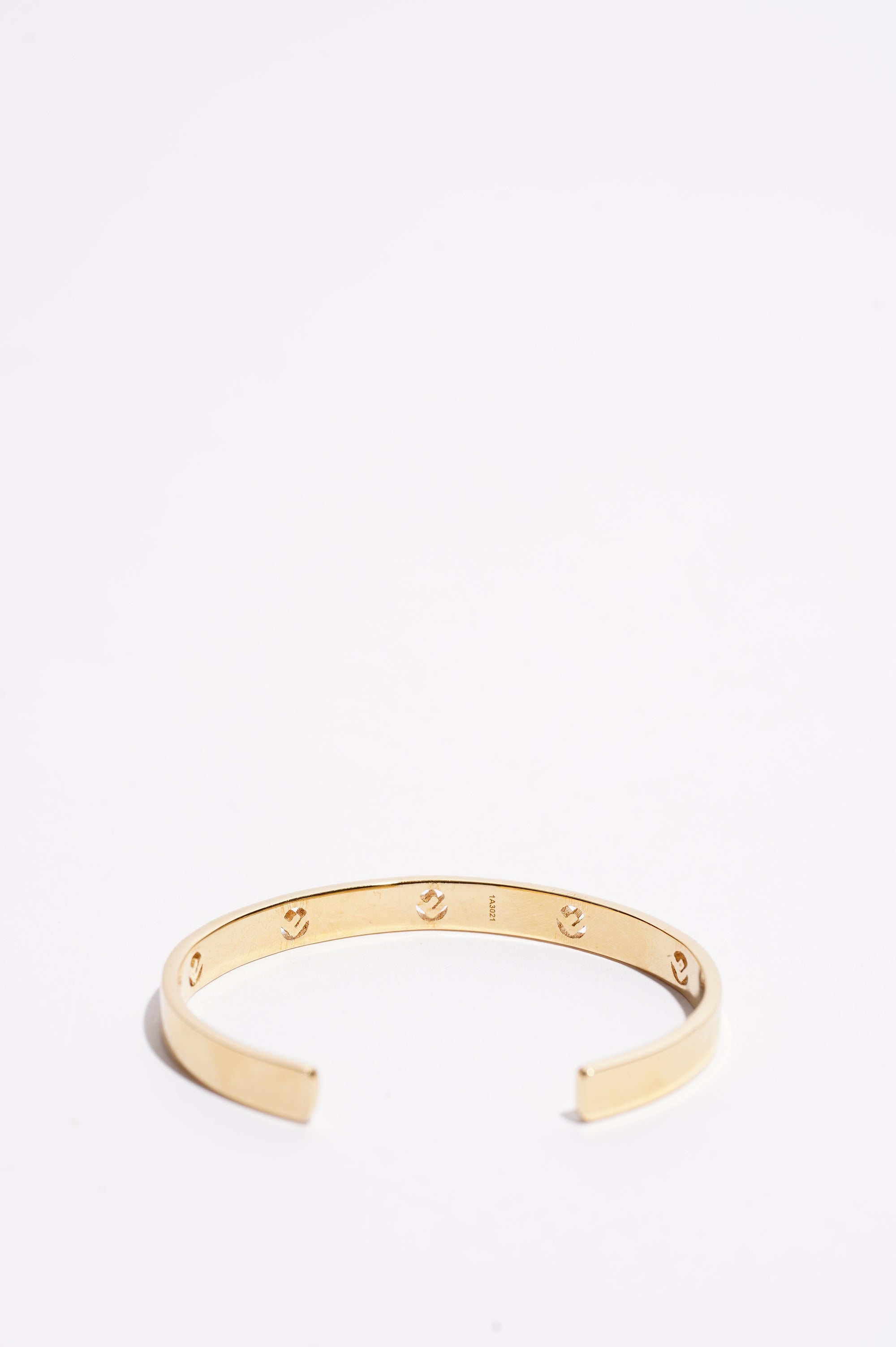 Fendi Womens F Is Fendi Bracelet Gold Crystal S