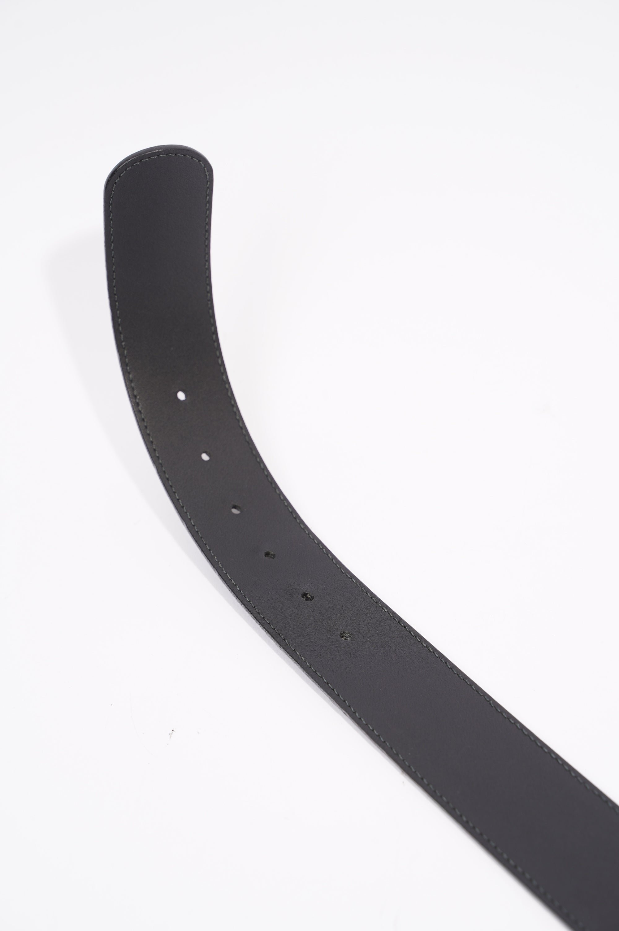 Gucci Mens Interlocking Belt Black / Silver 100cm -40"