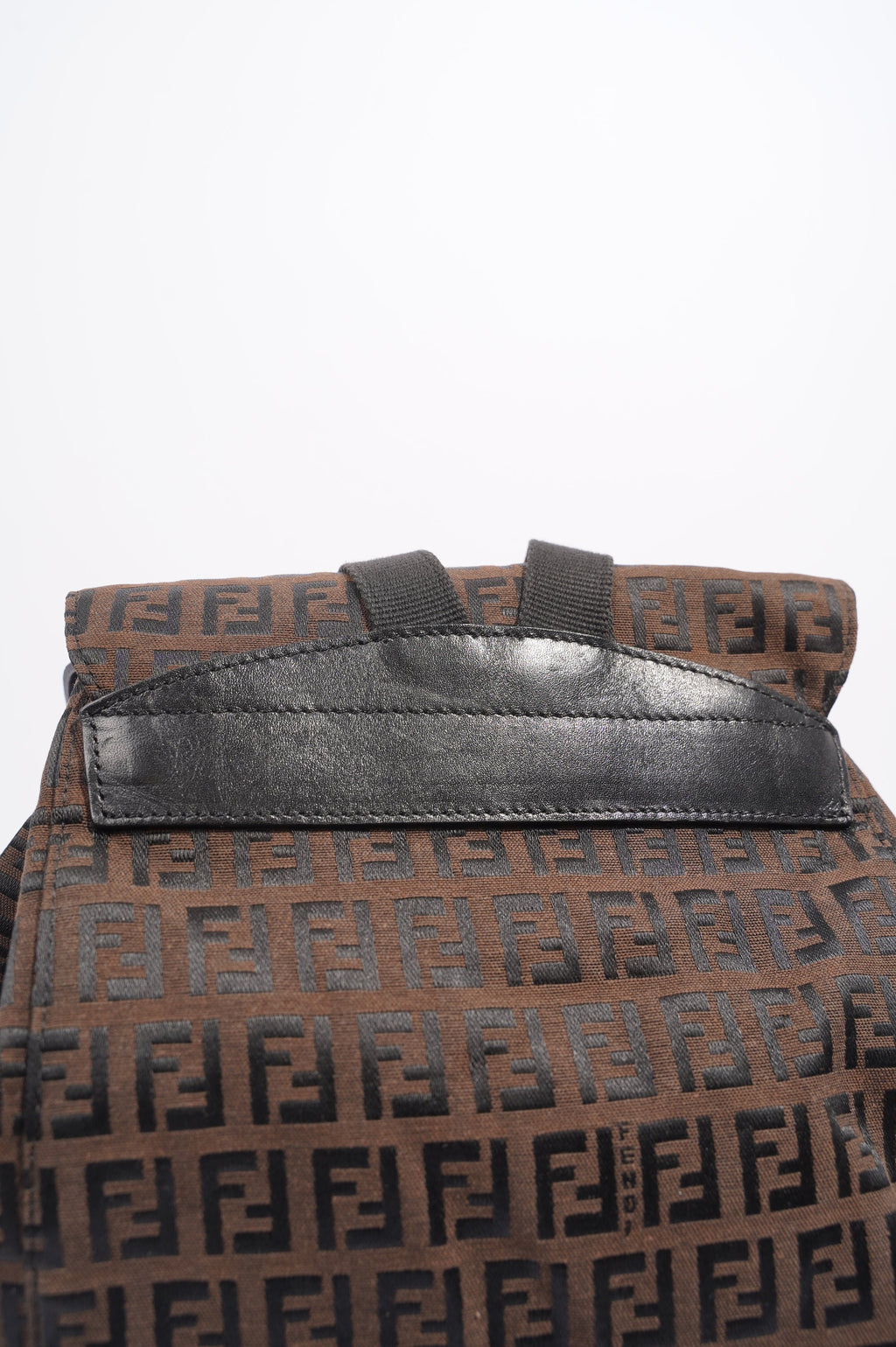 Fendi Womens Zucca Backpack Brown