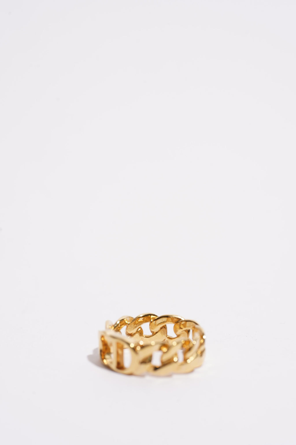Christian Dior Womens Danseuse Etoile Ring Gold L
