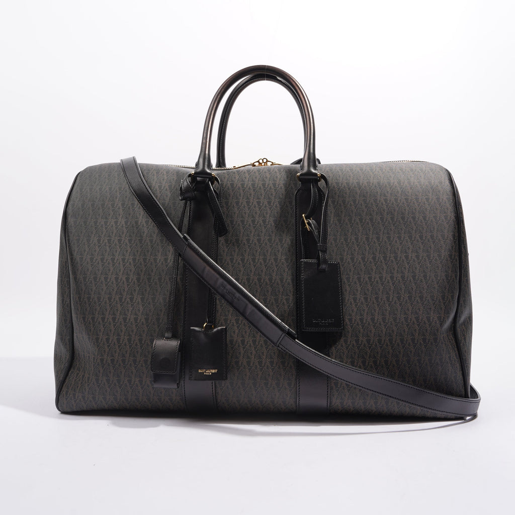 Saint Laurent Womens 12 Duffle Bag Monogram Canvas
