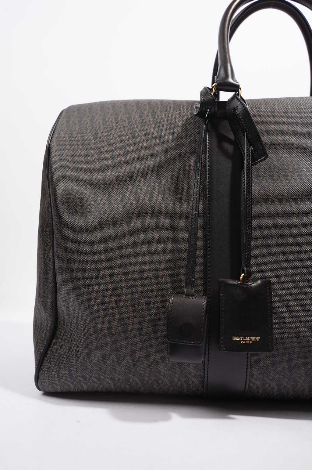 Saint Laurent Womens 12 Duffle Bag Monogram Canvas