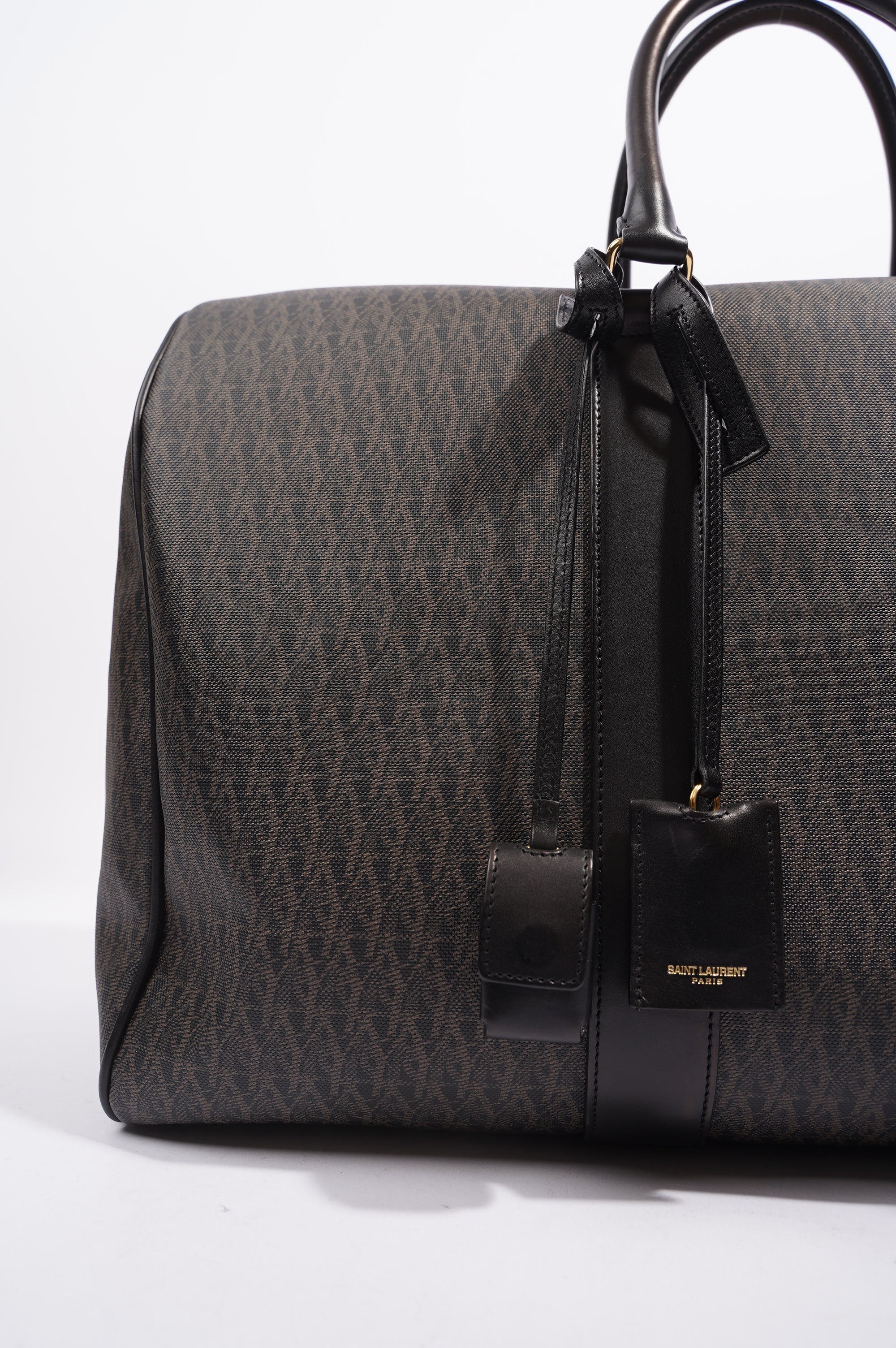 Saint Laurent Womens 12 Duffle Bag Monogram Canvas