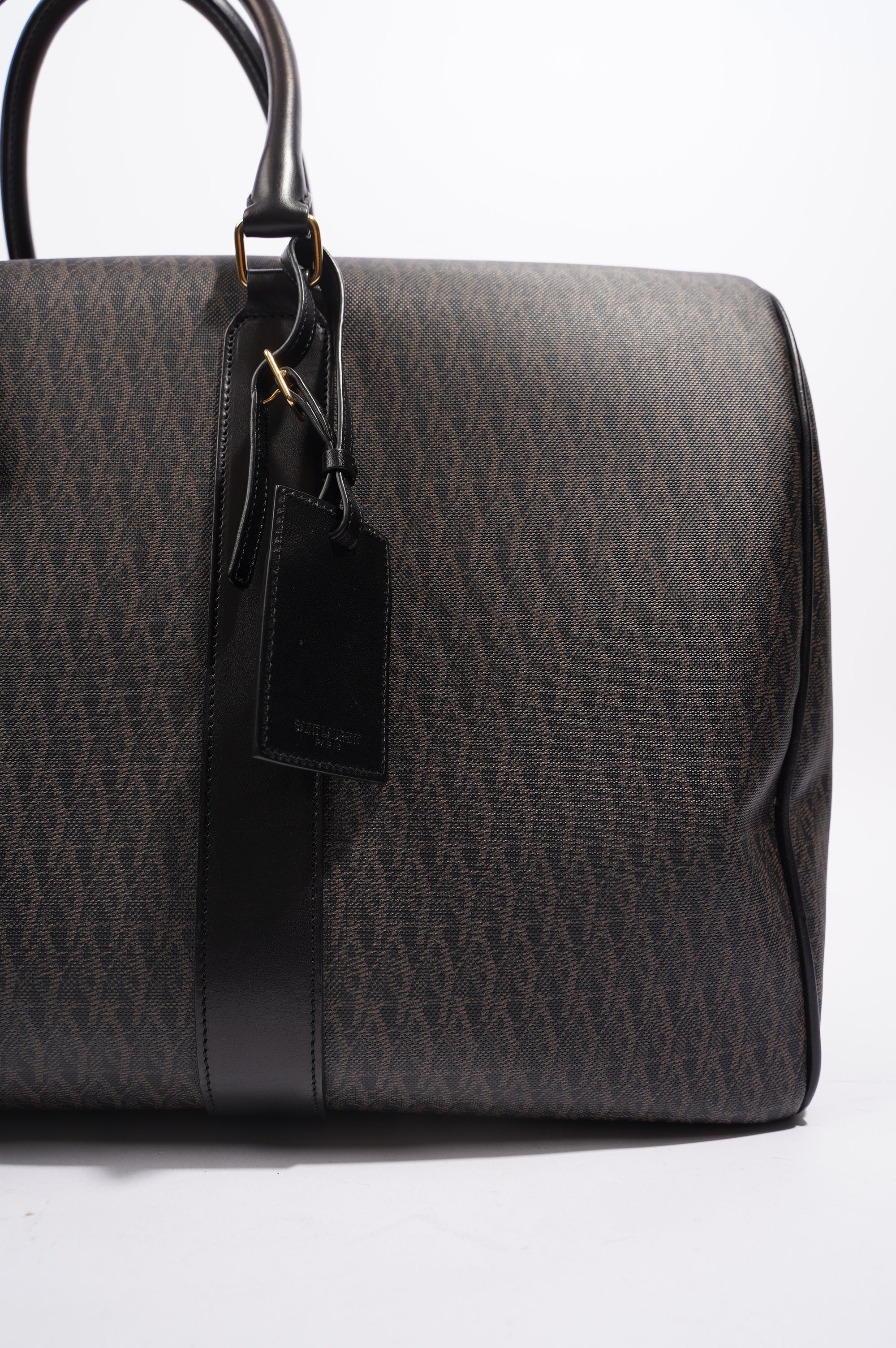 Saint Laurent Womens 12 Duffle Bag Monogram Canvas