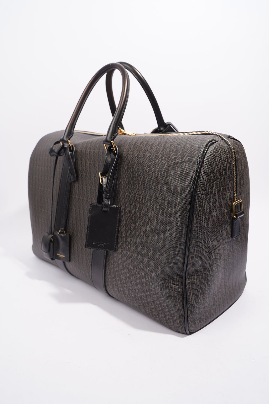 Saint Laurent Womens 12 Duffle Bag Monogram Canvas