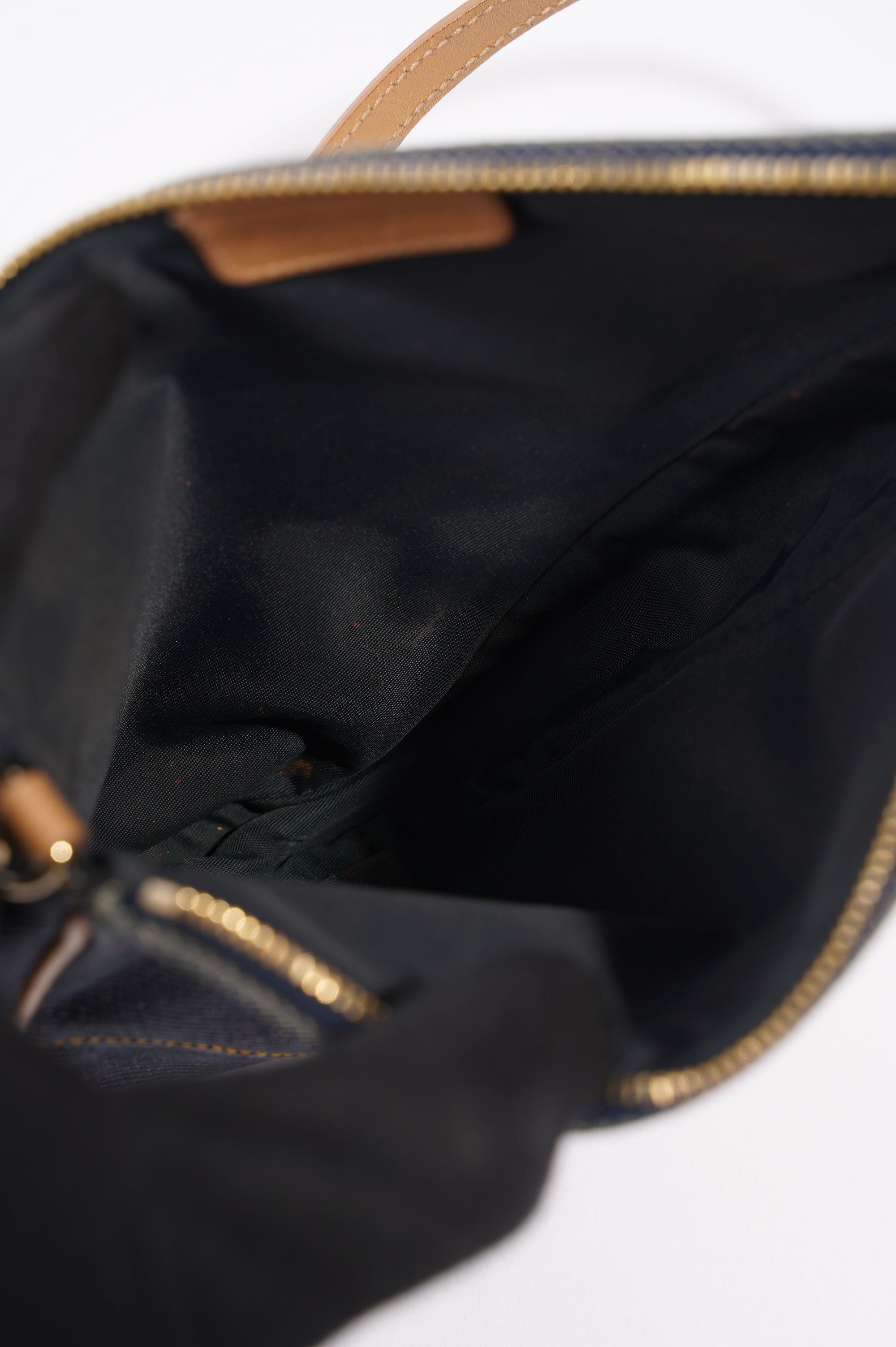 Christian Dior Saddle Bag Denim Indigo Mini