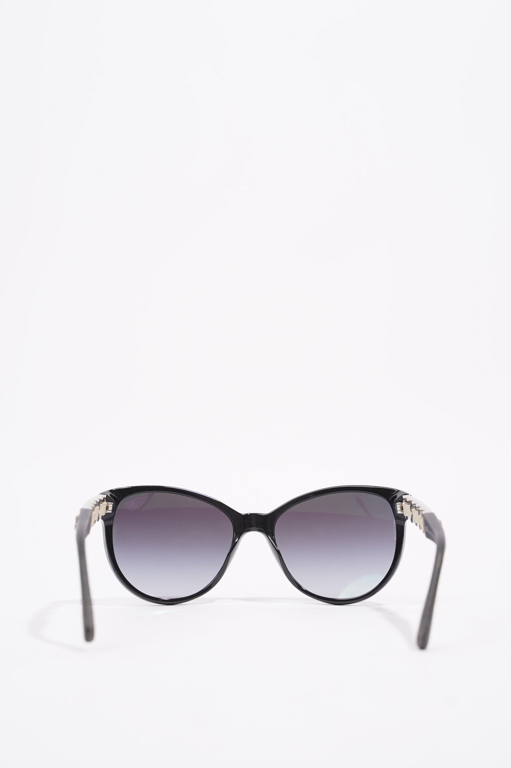 Chanel Womens 5215-Q Sunglasses Black / Silver 135