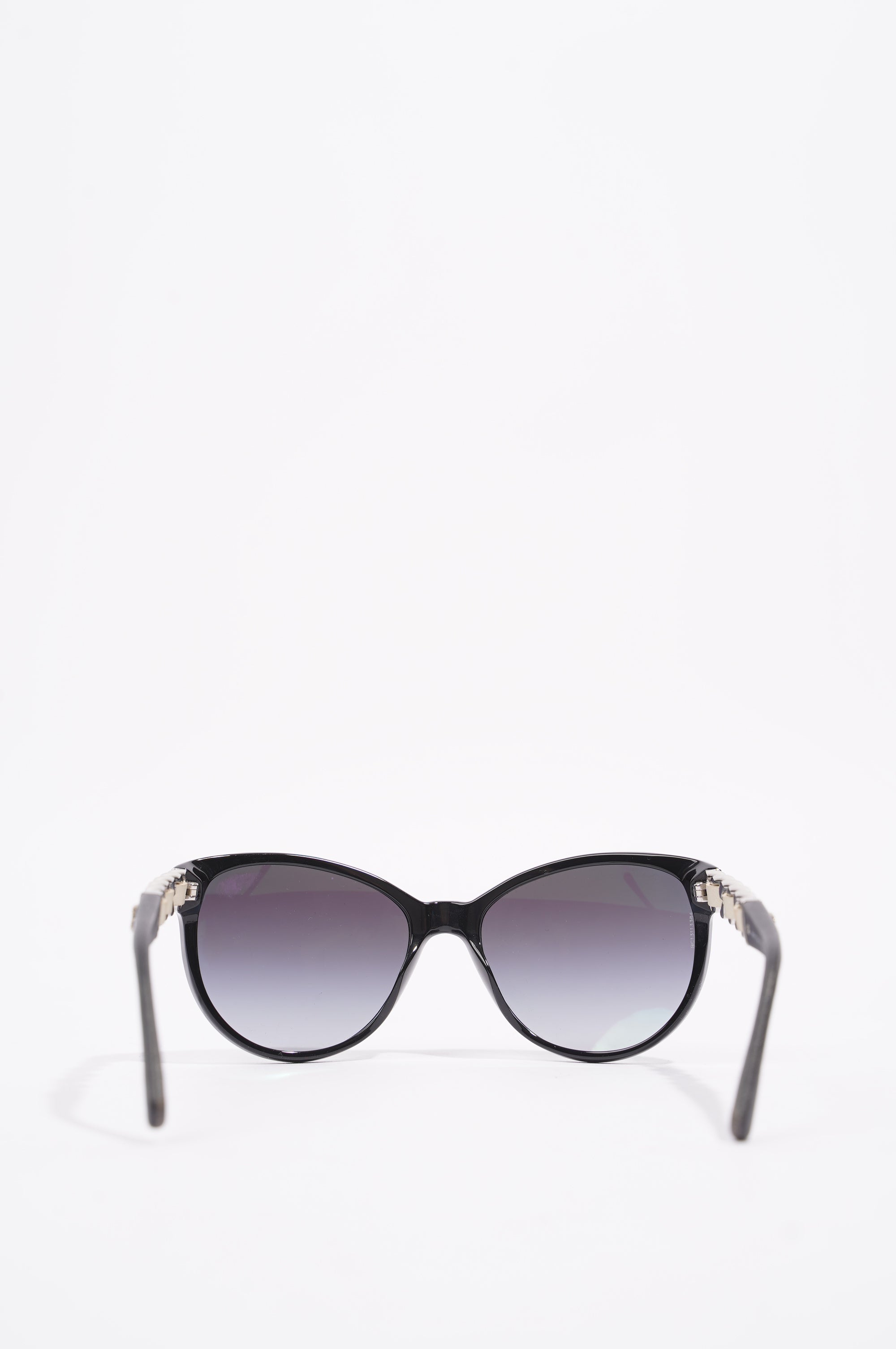 Chanel Womens 5215-Q Sunglasses Black / Silver 135