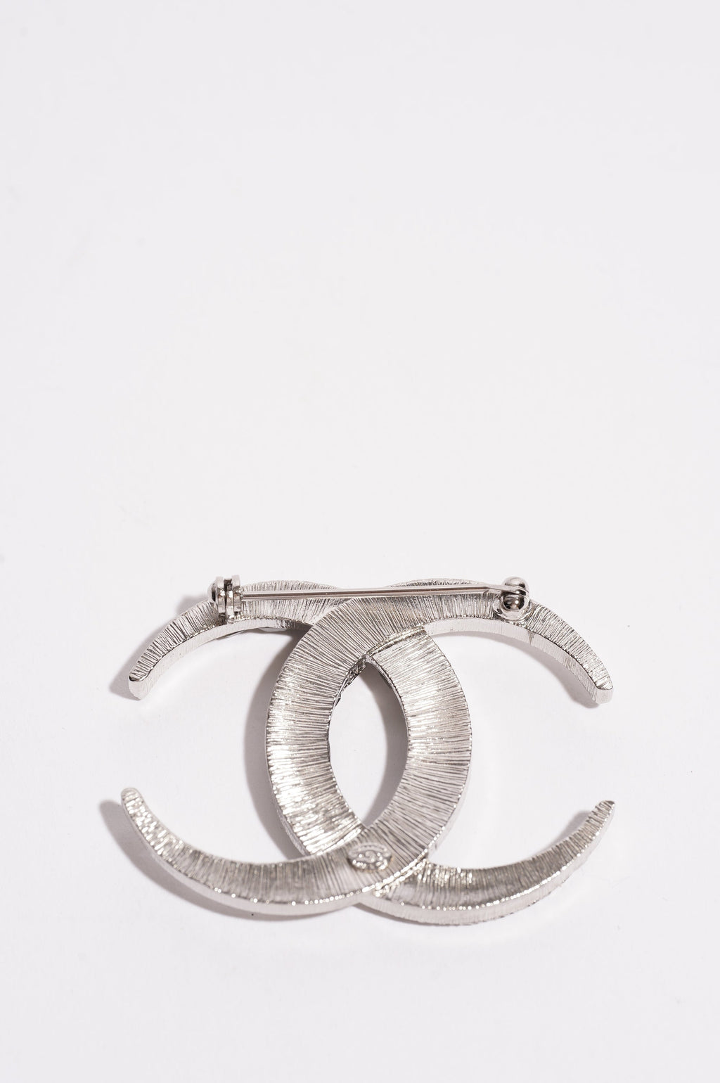 Chanel Womens Brooch Silver