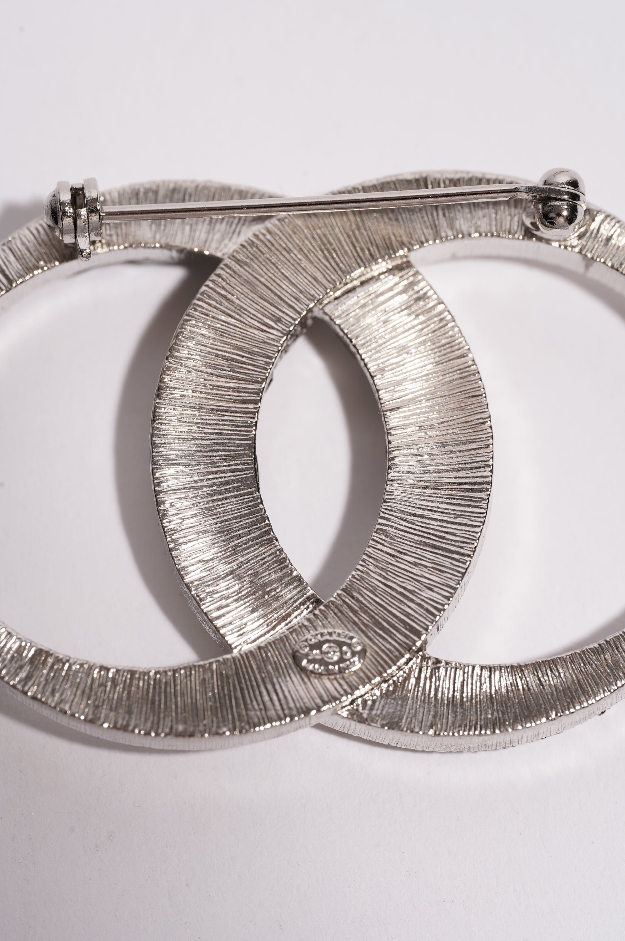Chanel Womens Brooch Silver