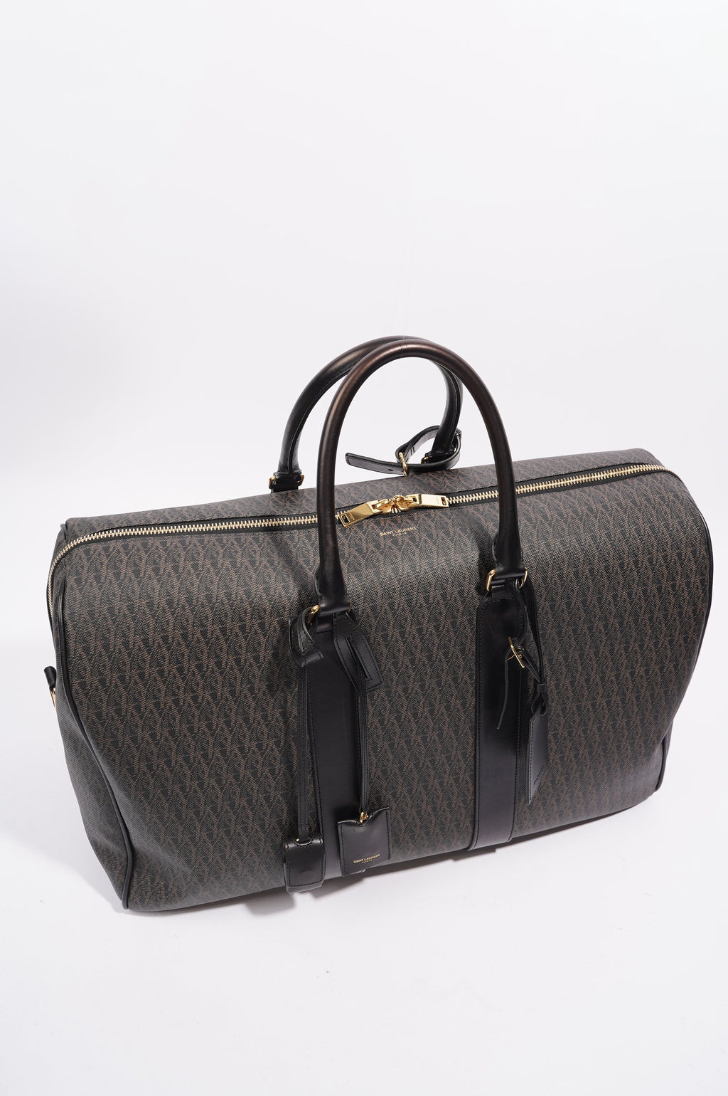 Saint Laurent Womens 12 Duffle Bag Monogram Canvas