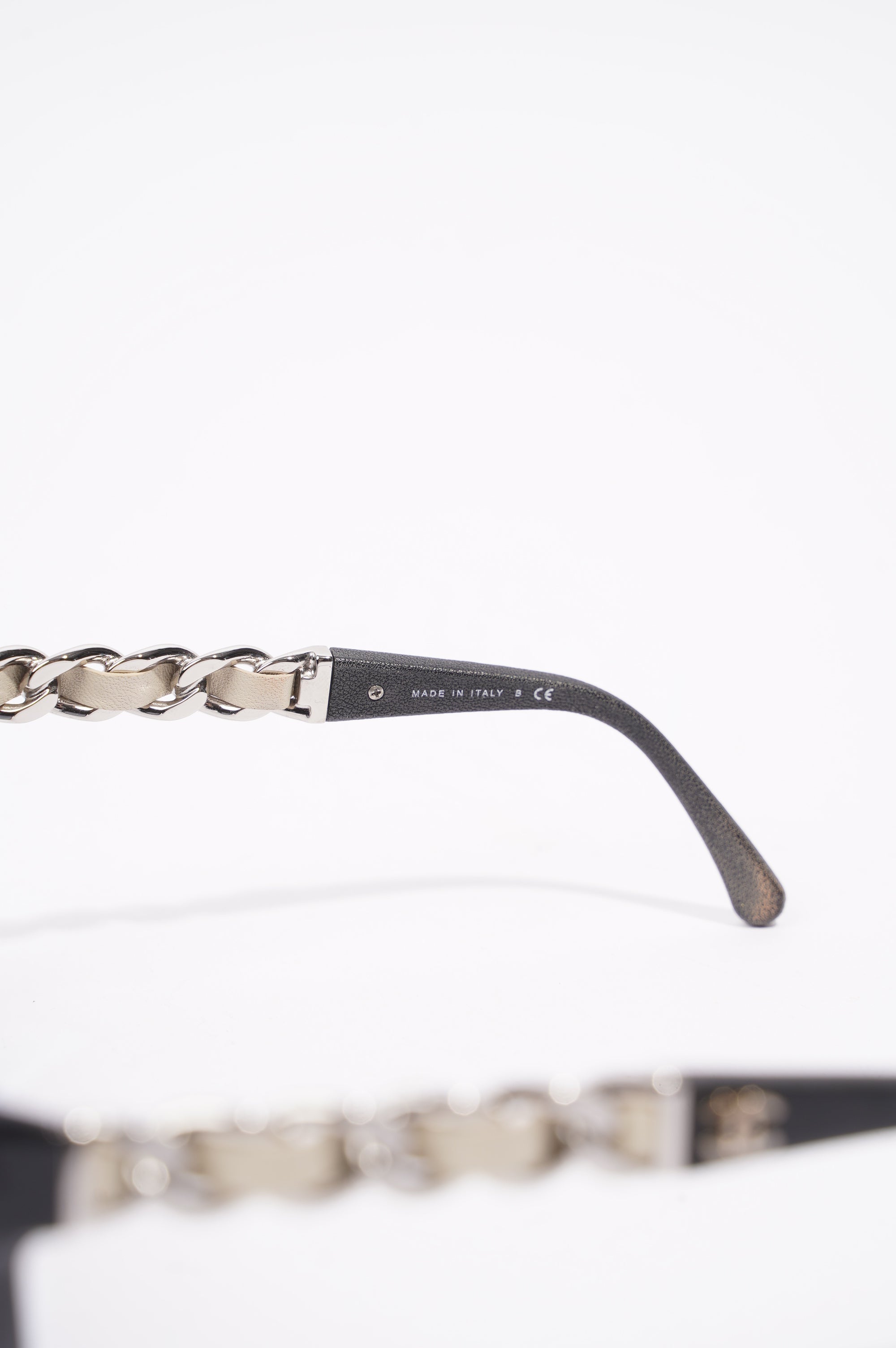 Chanel Womens 5215-Q Sunglasses Black / Silver 135