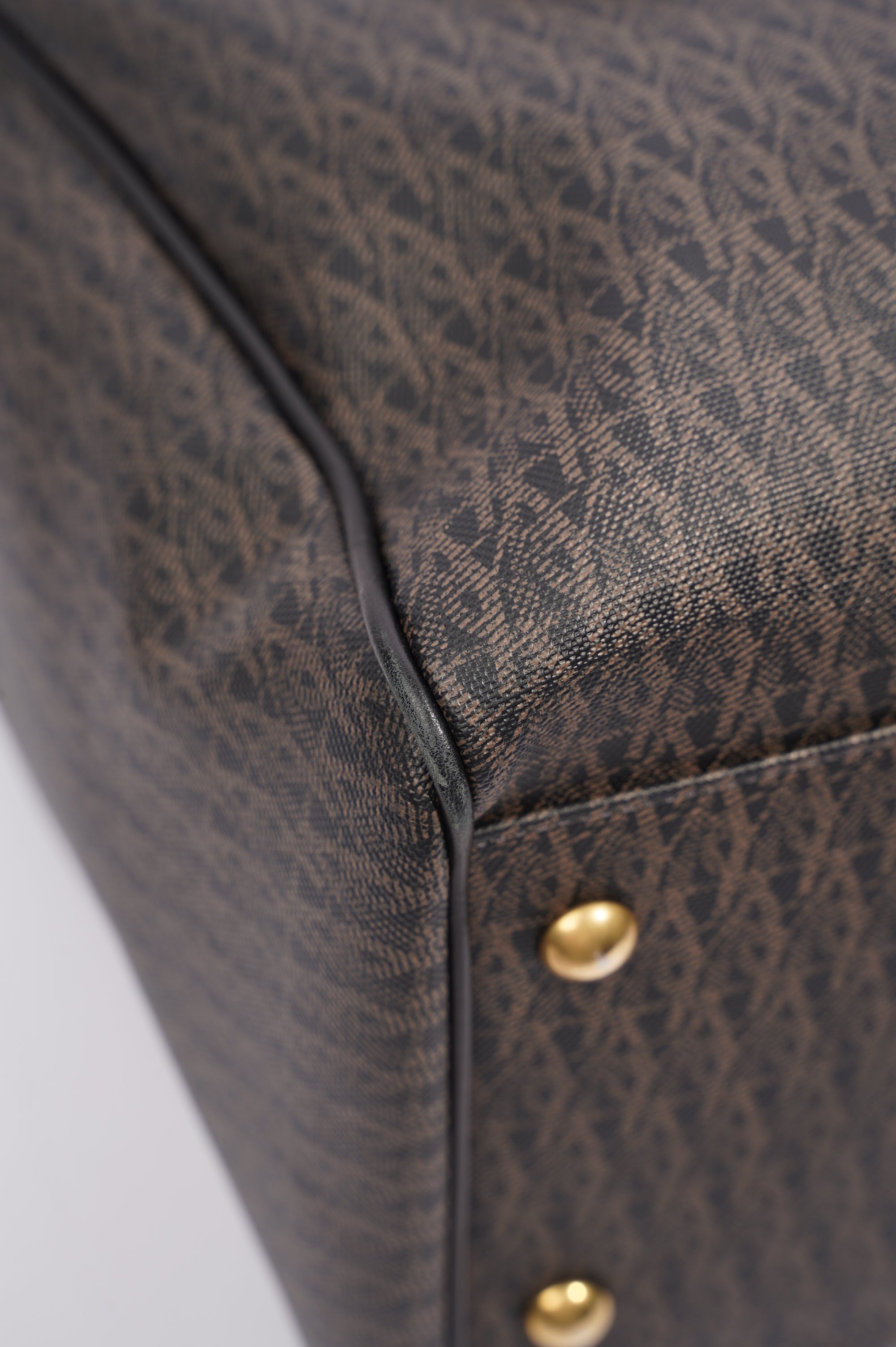 Saint Laurent Womens 12 Duffle Bag Monogram Canvas