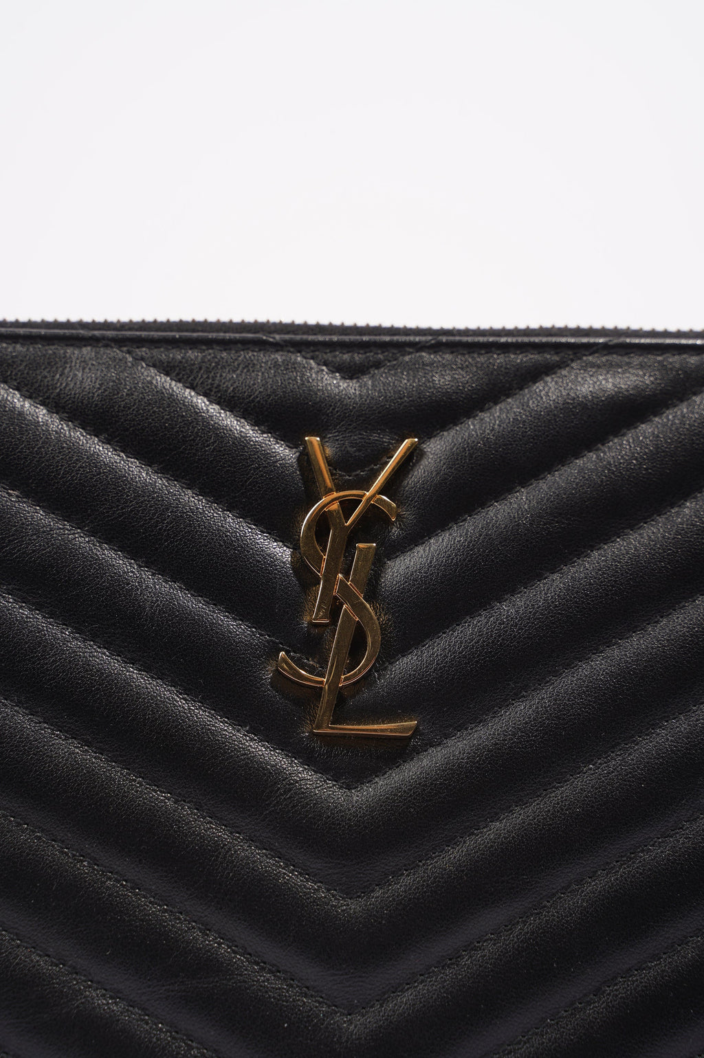 Saint Laurent Womens Pouch Black Small