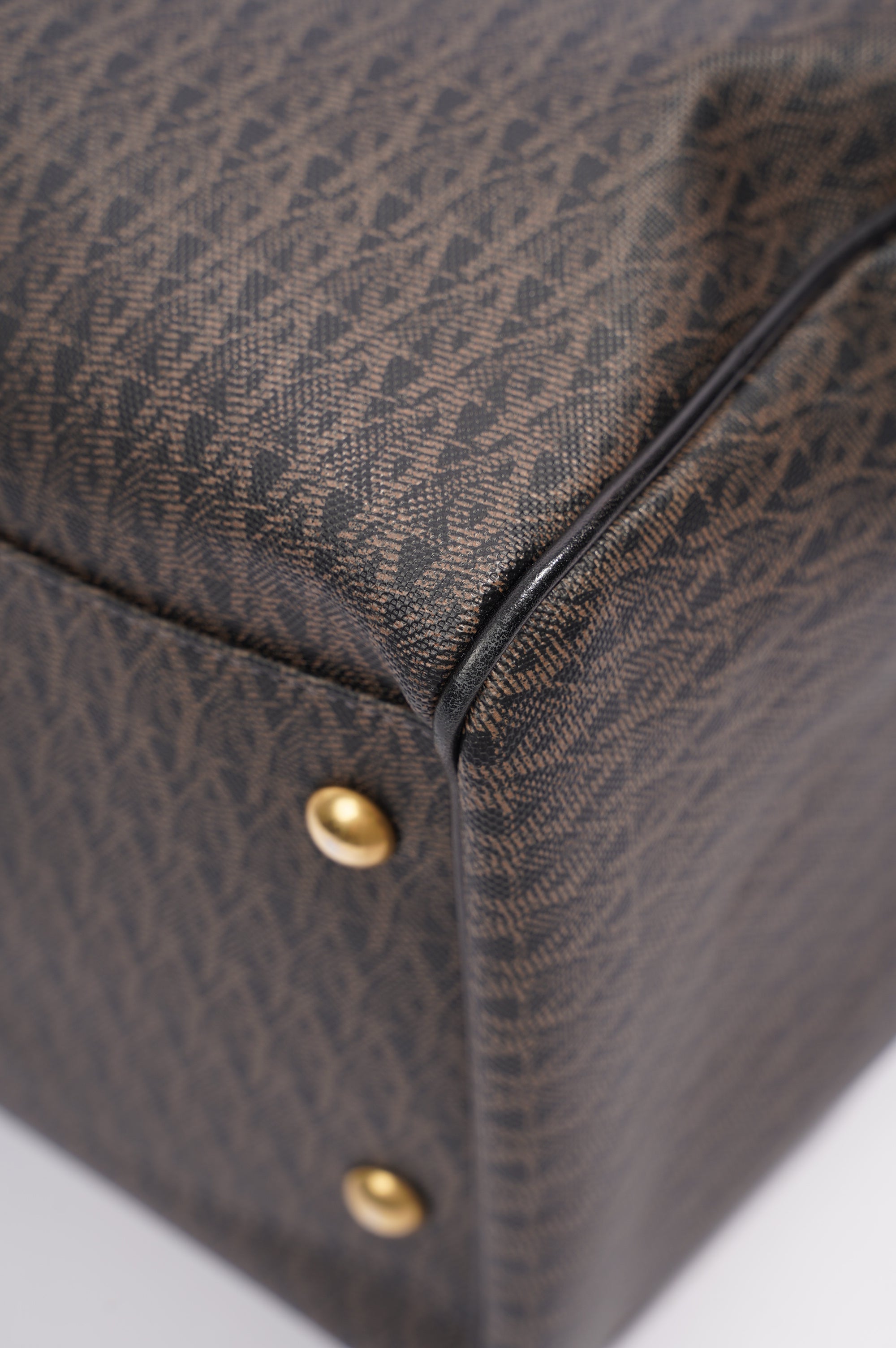 Saint Laurent Womens 12 Duffle Bag Monogram Canvas