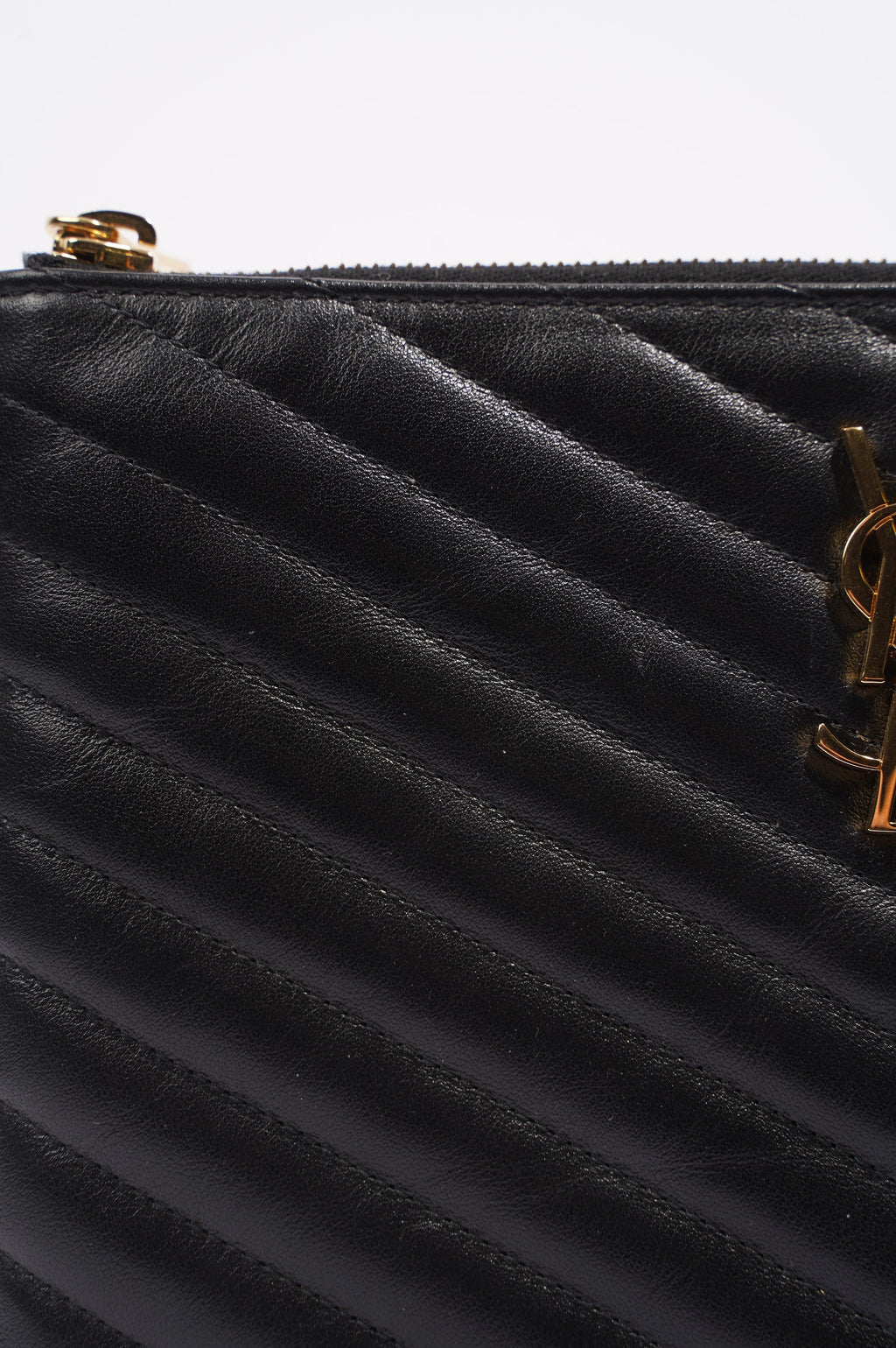 Saint Laurent Womens Pouch Black Small