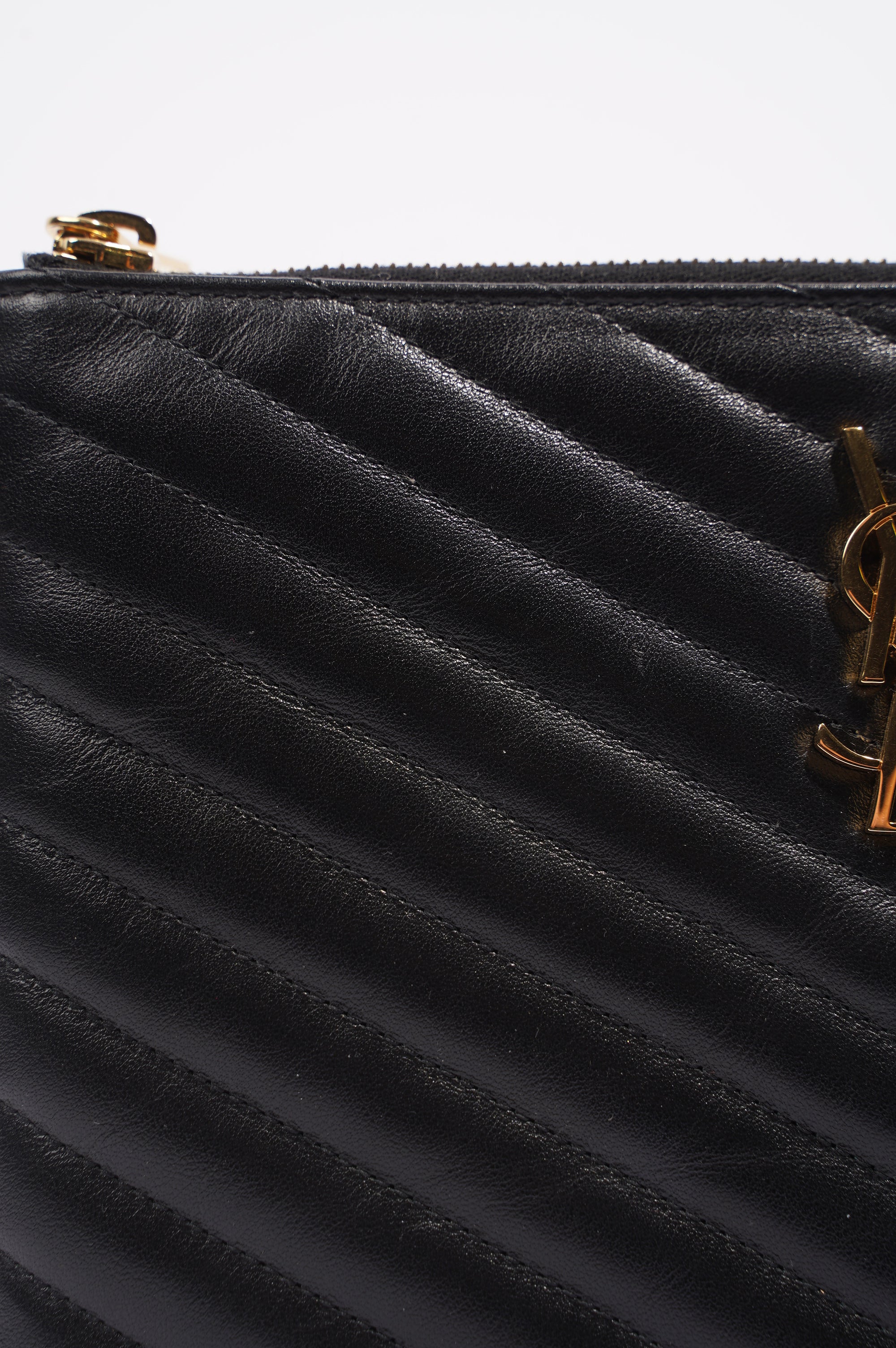Saint Laurent Womens Pouch Black Small