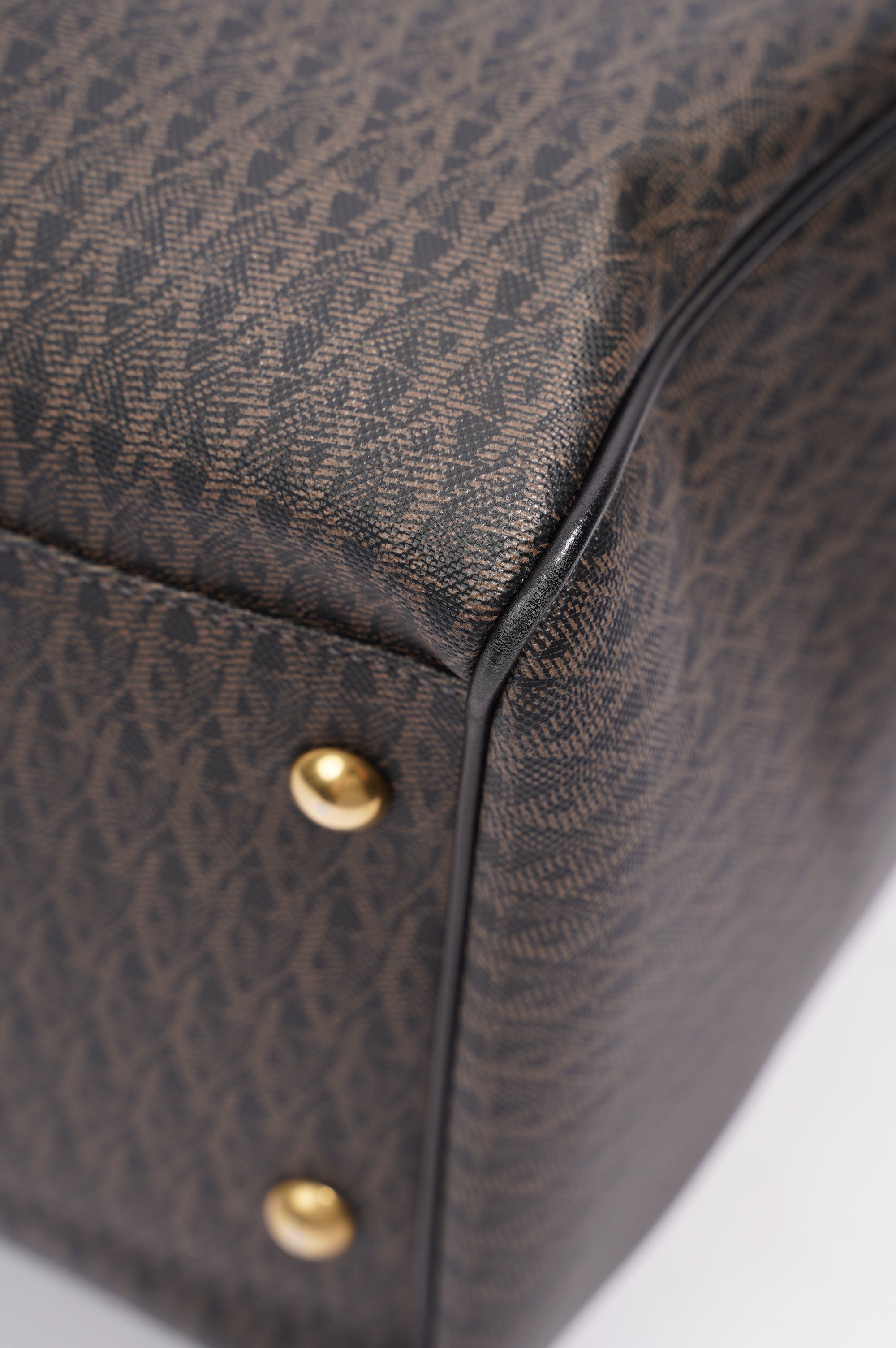 Saint Laurent Womens 12 Duffle Bag Monogram Canvas