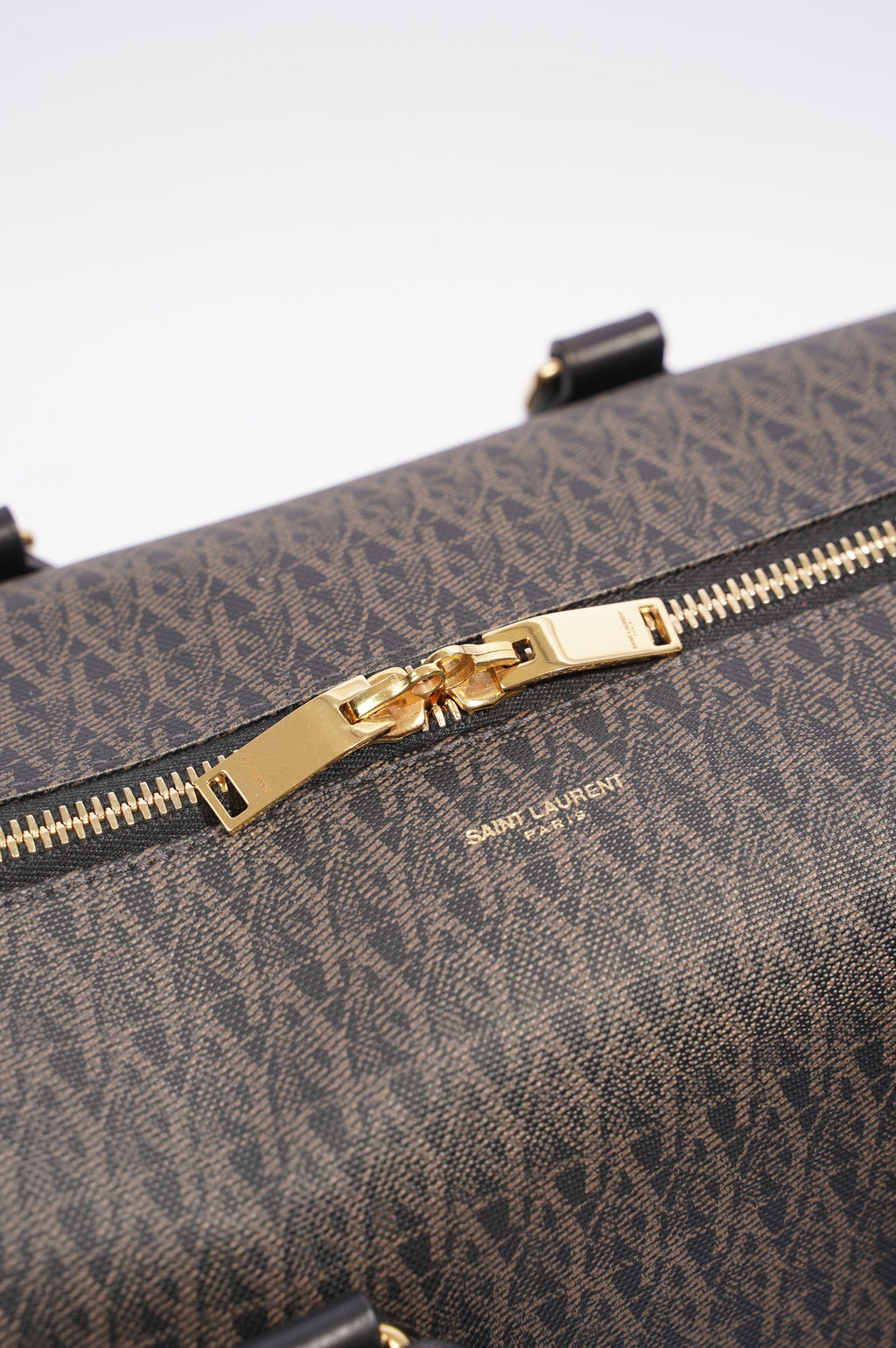 Saint Laurent Womens 12 Duffle Bag Monogram Canvas
