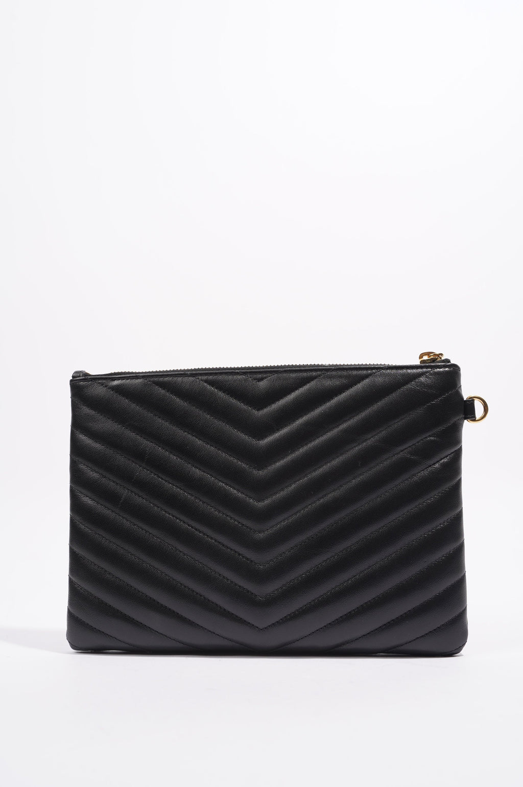 Saint Laurent Womens Pouch Black Small