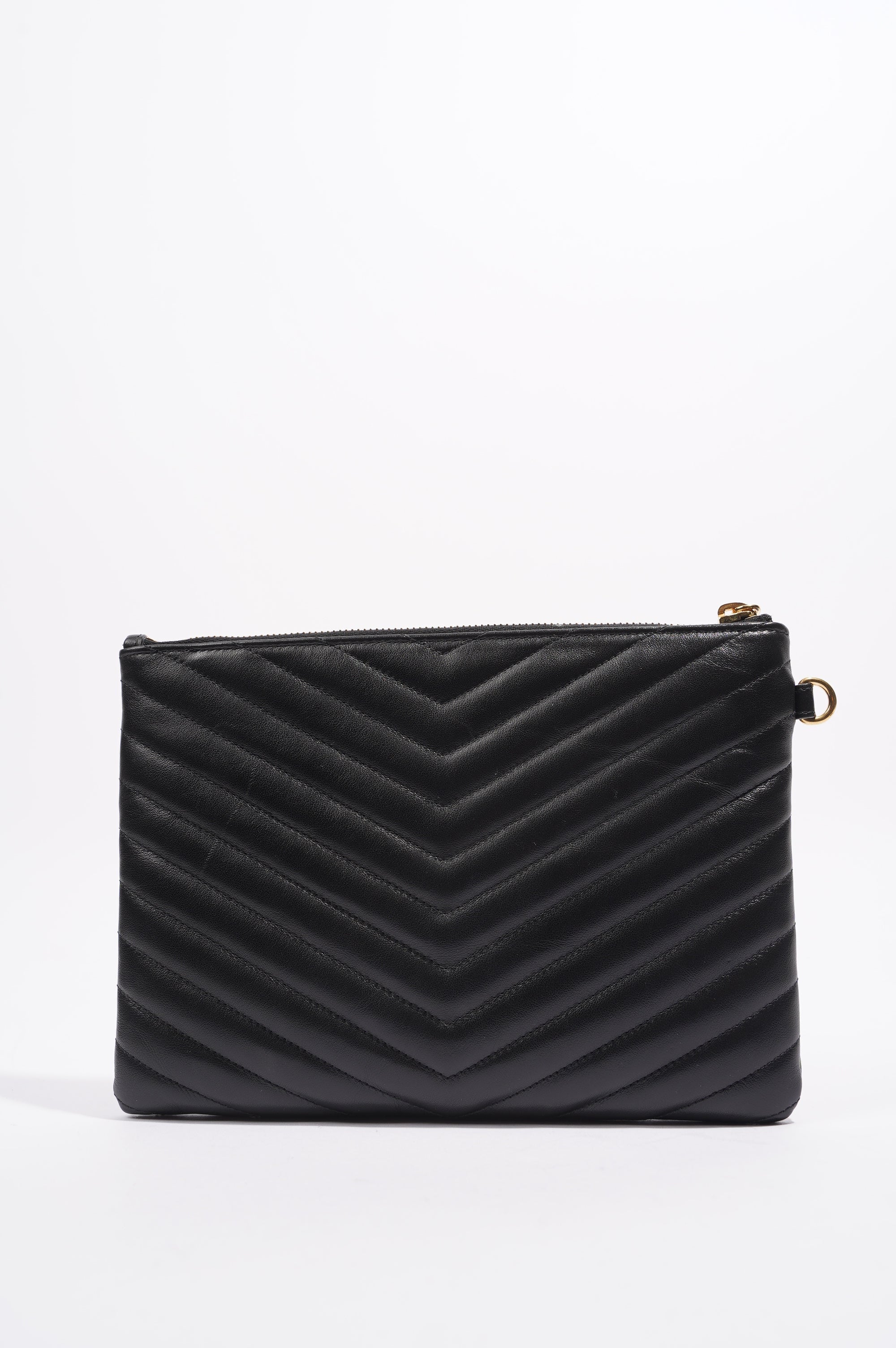 Saint Laurent Womens Pouch Black Small