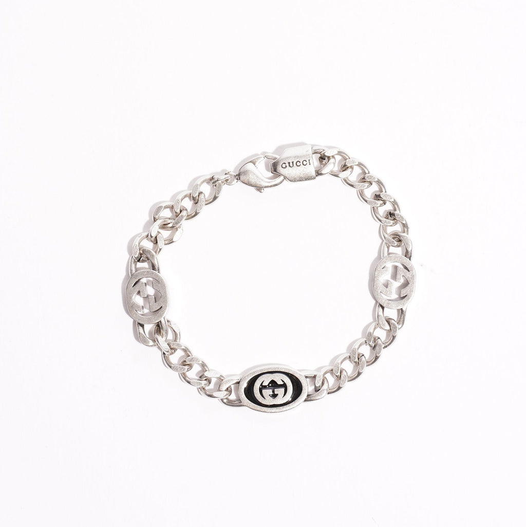 Gucci Interlocking GG Bracelet Silver