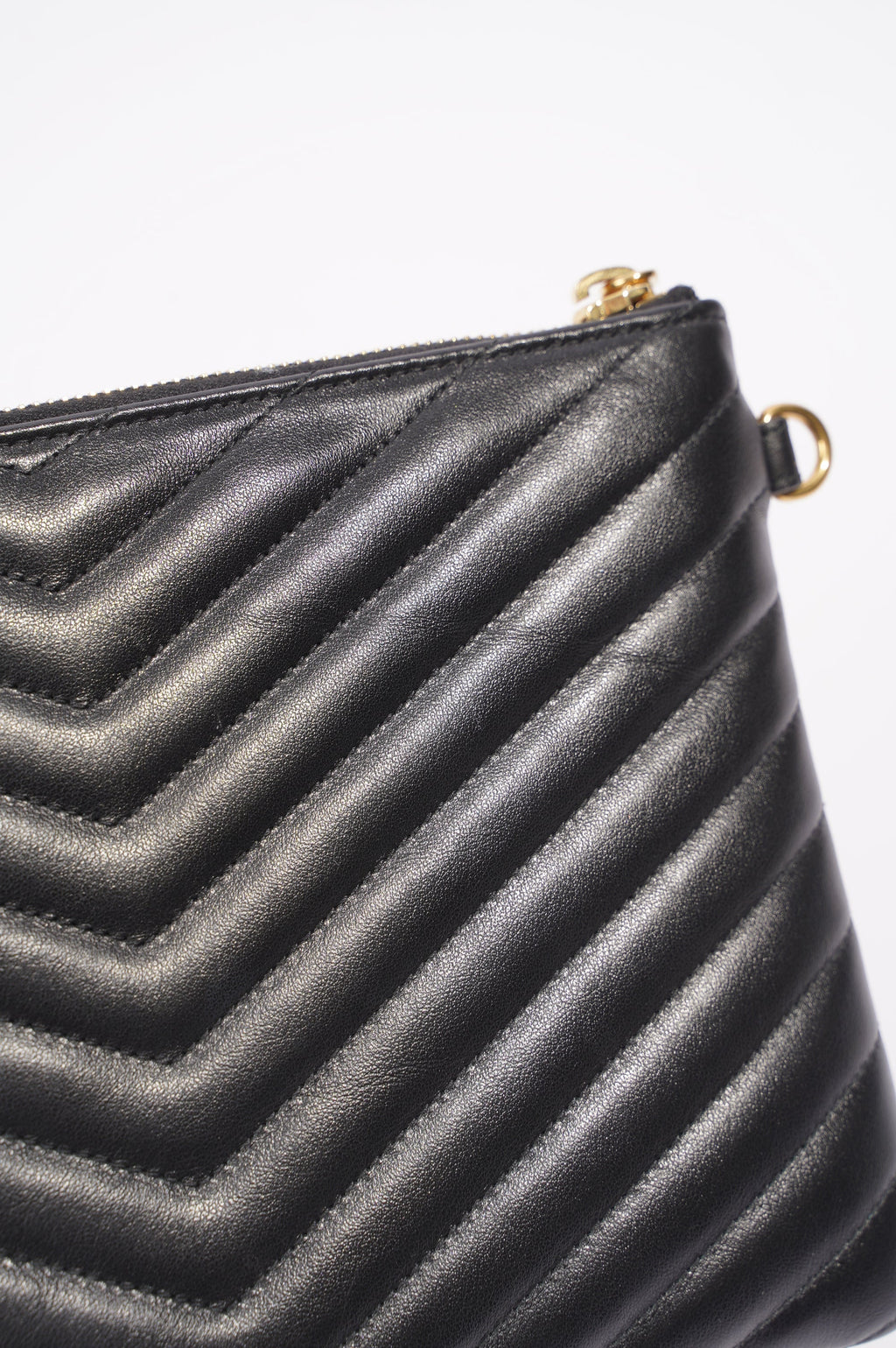 Saint Laurent Womens Pouch Black Small