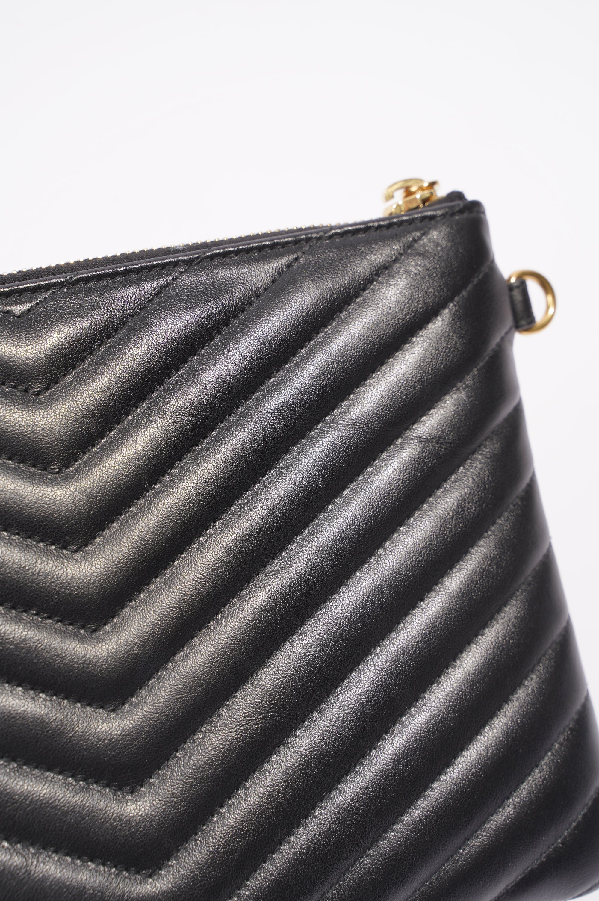 Saint Laurent Womens Pouch Black Small