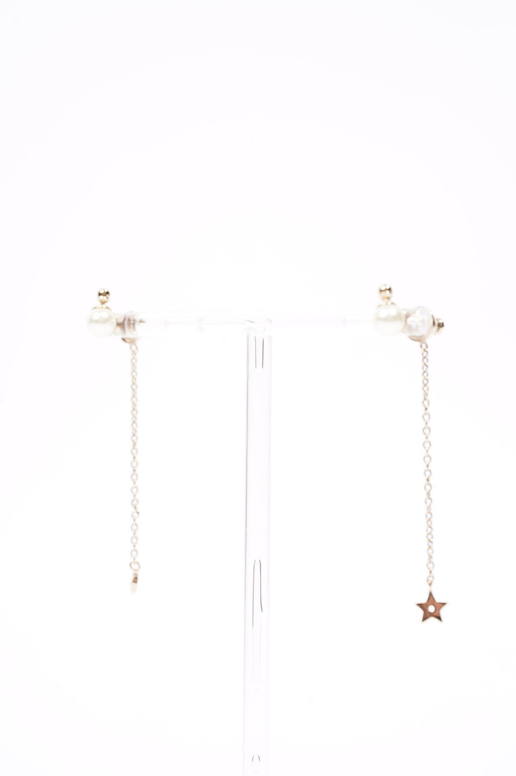 Christian Dior Womens Tribales Earrings Gold / Pearl