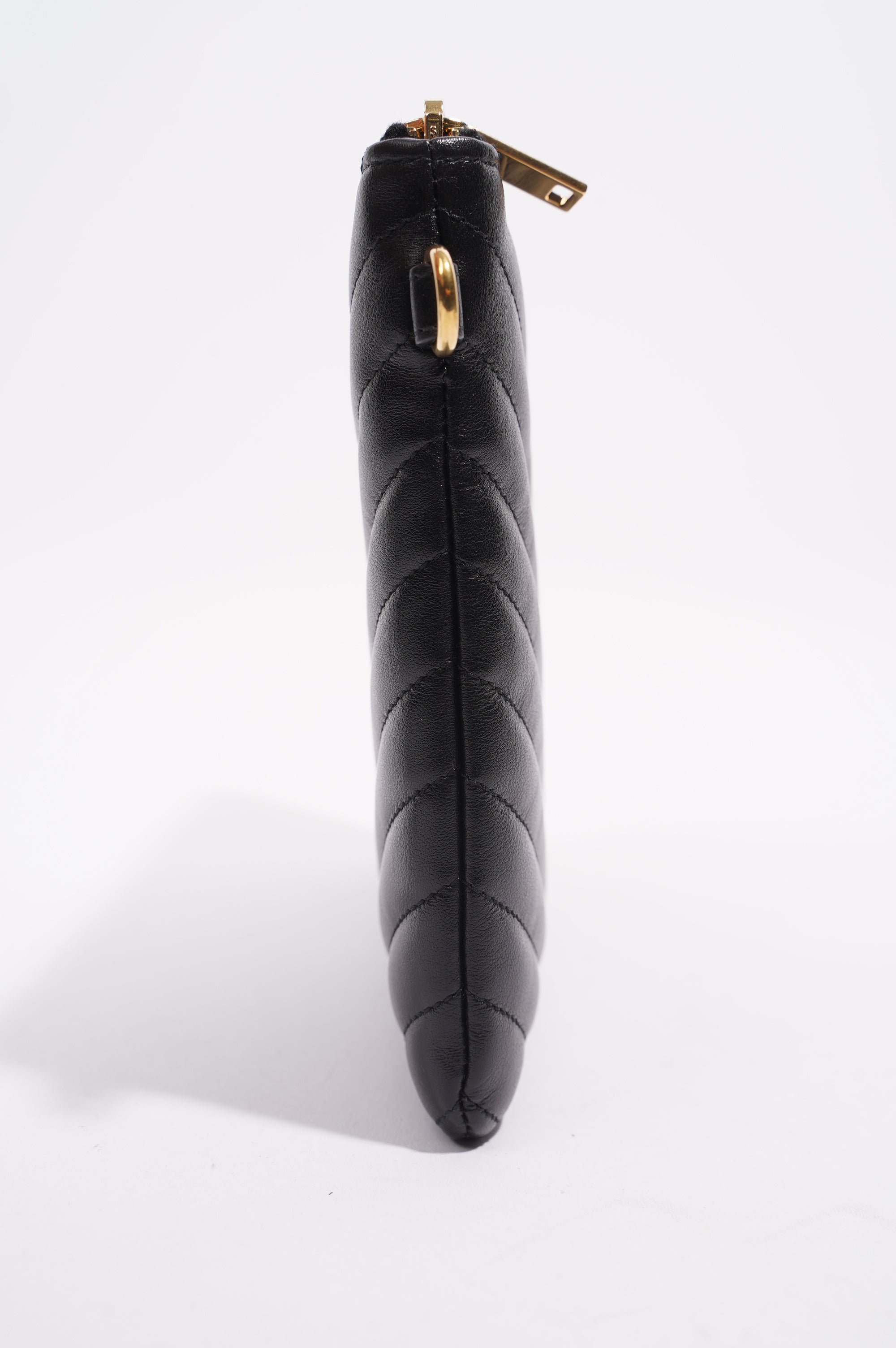 Saint Laurent Womens Pouch Black Small