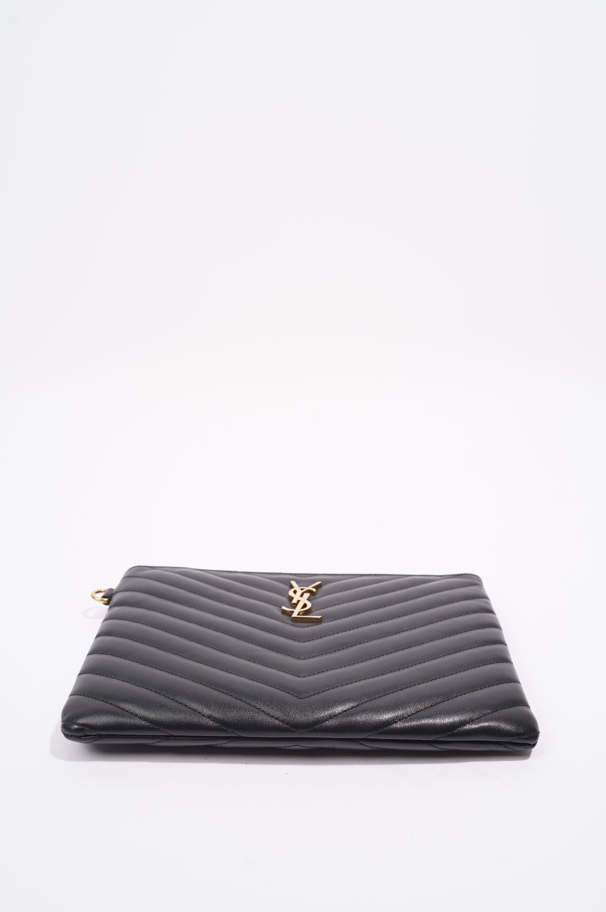 Saint Laurent Womens Pouch Black Small