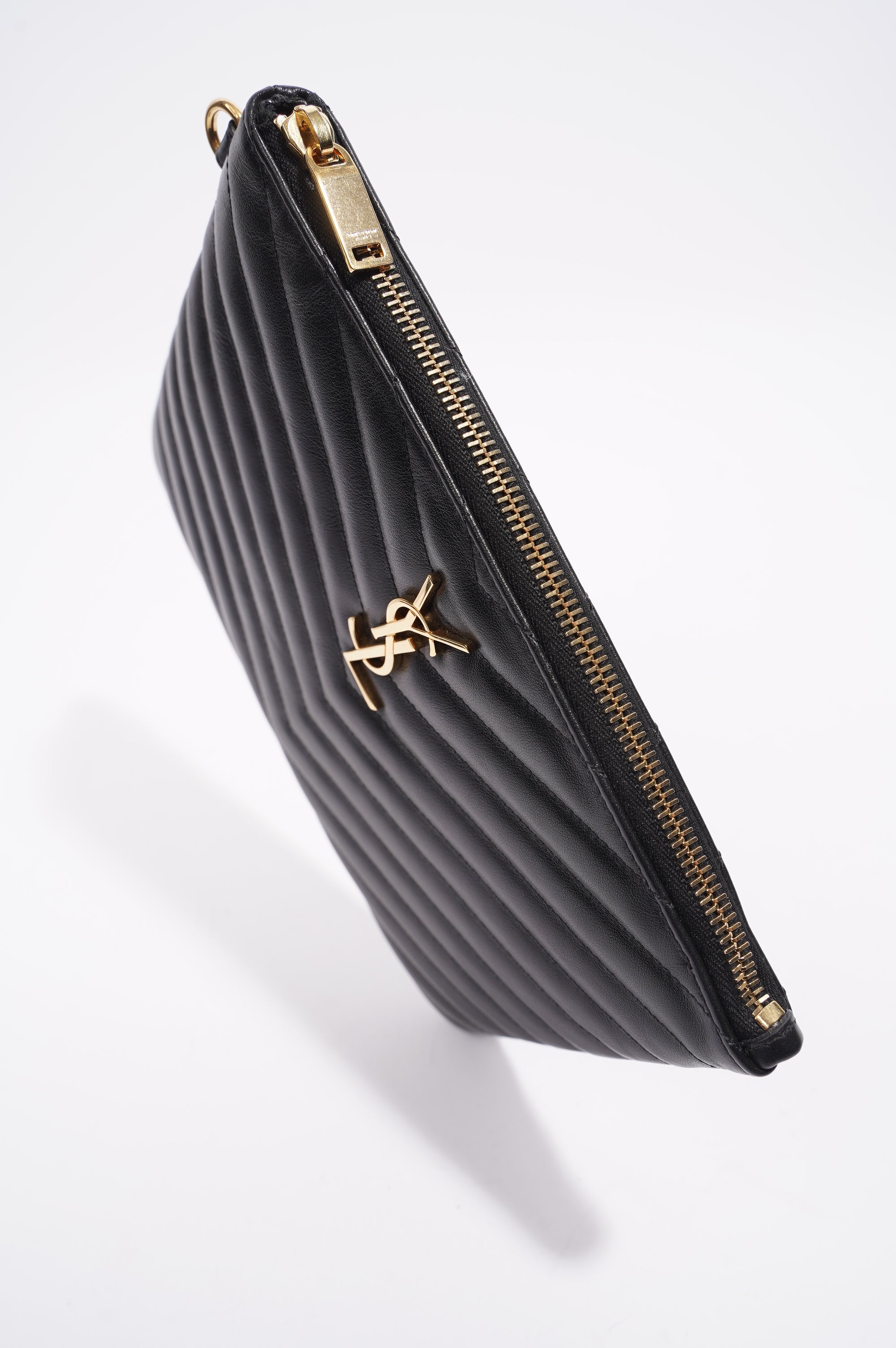 Saint Laurent Womens Pouch Black Small