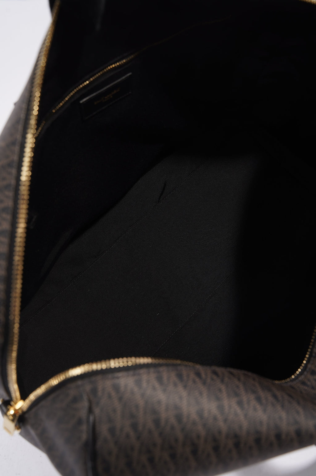 Saint Laurent Womens 12 Duffle Bag Monogram Canvas