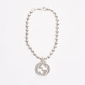 Gucci Womens Interlocking G Bracelet Sterling Silver