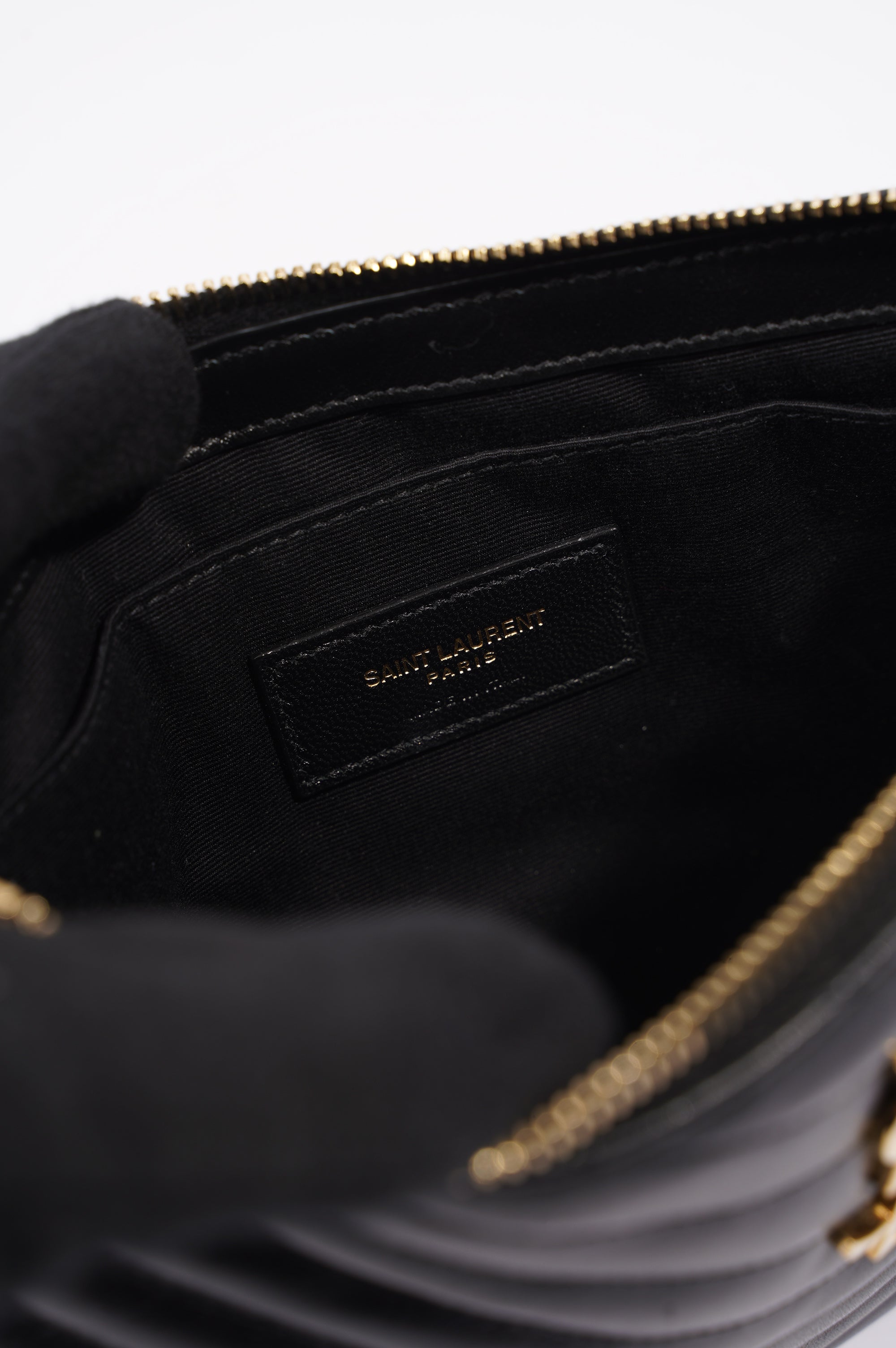 Saint Laurent Womens Pouch Black Small