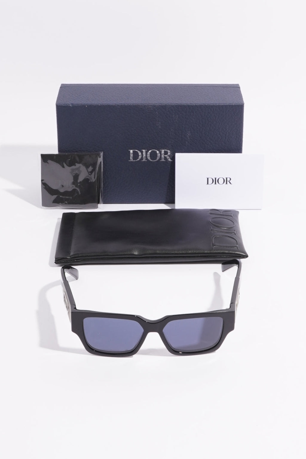 Christian Dior Mens CD SU Sunglasses Black / Silver 140