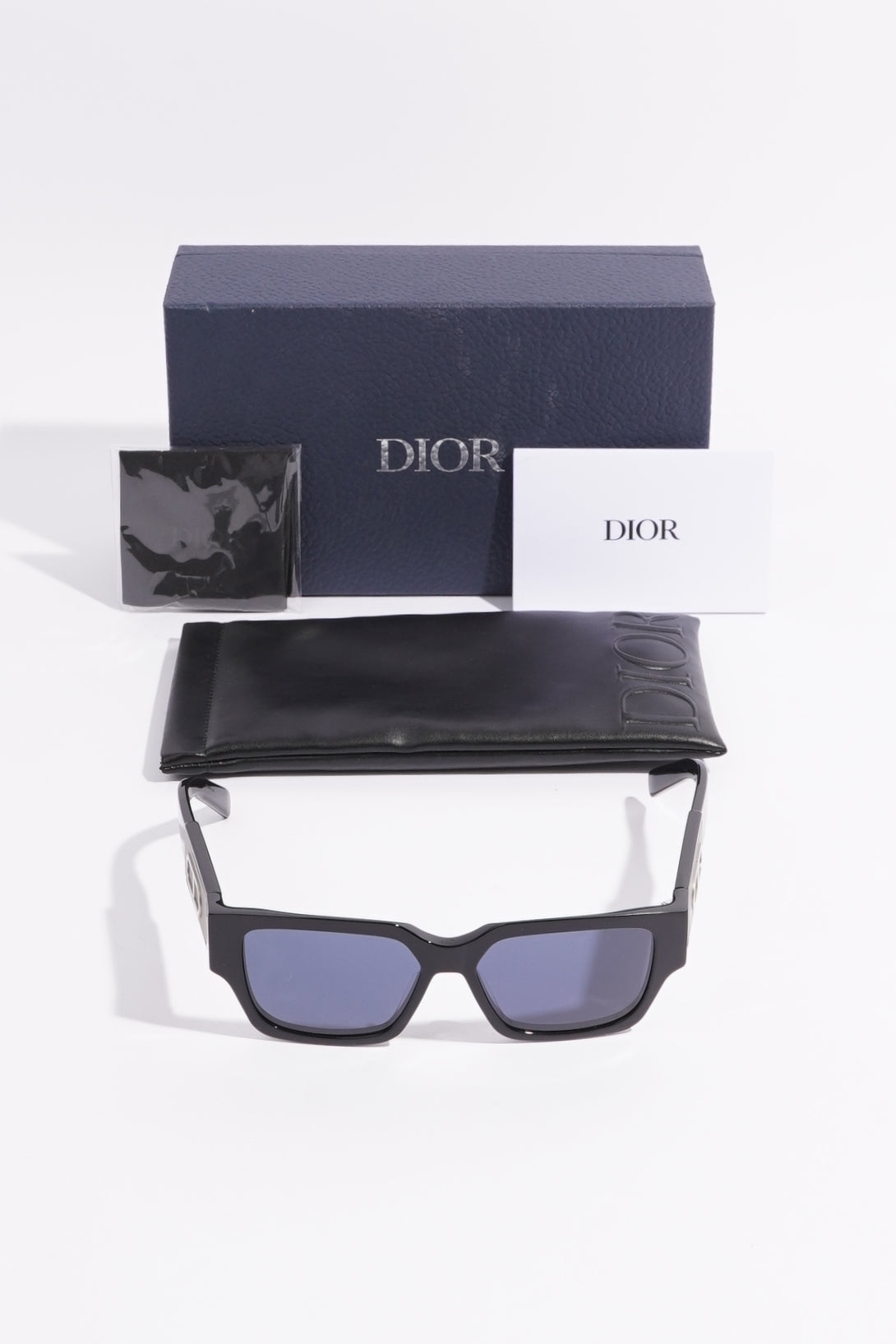 Christian Dior Mens CD SU Sunglasses Black / Silver 140