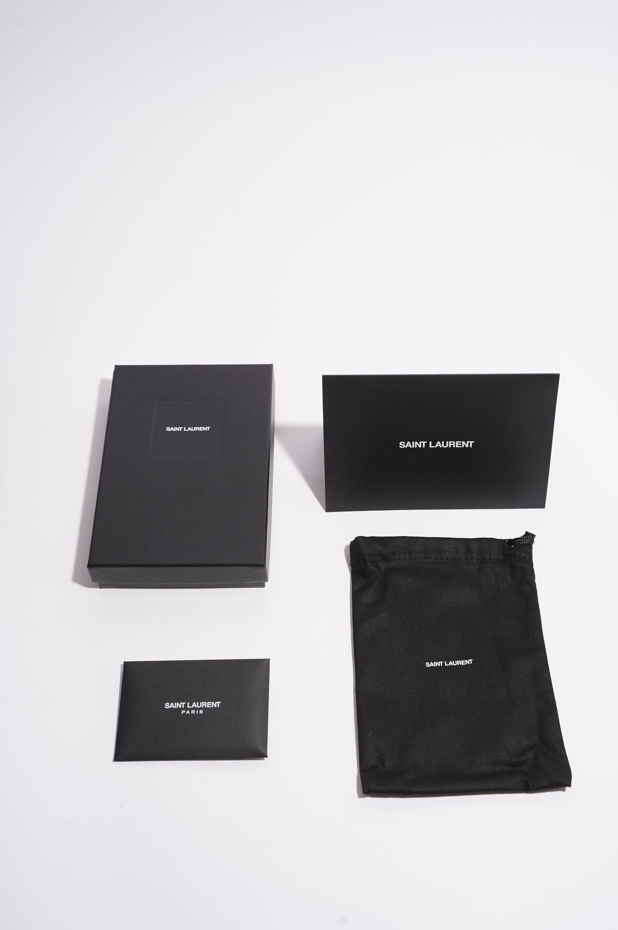 Saint Laurent Womens Zip Wallet Metallic Pink