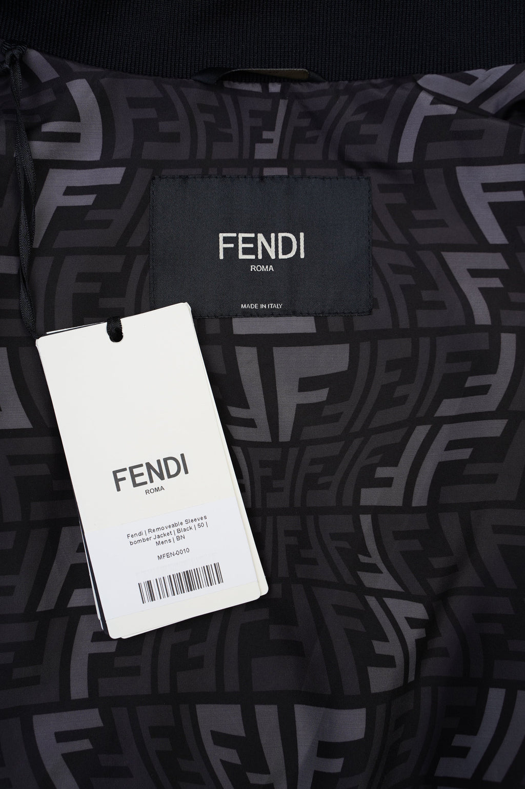 Fendi Mens Removable Sleeves bomber Jacket IT 50 / UK L
