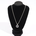 Gucci Womens Interlocking G Pendant Sterling Silver