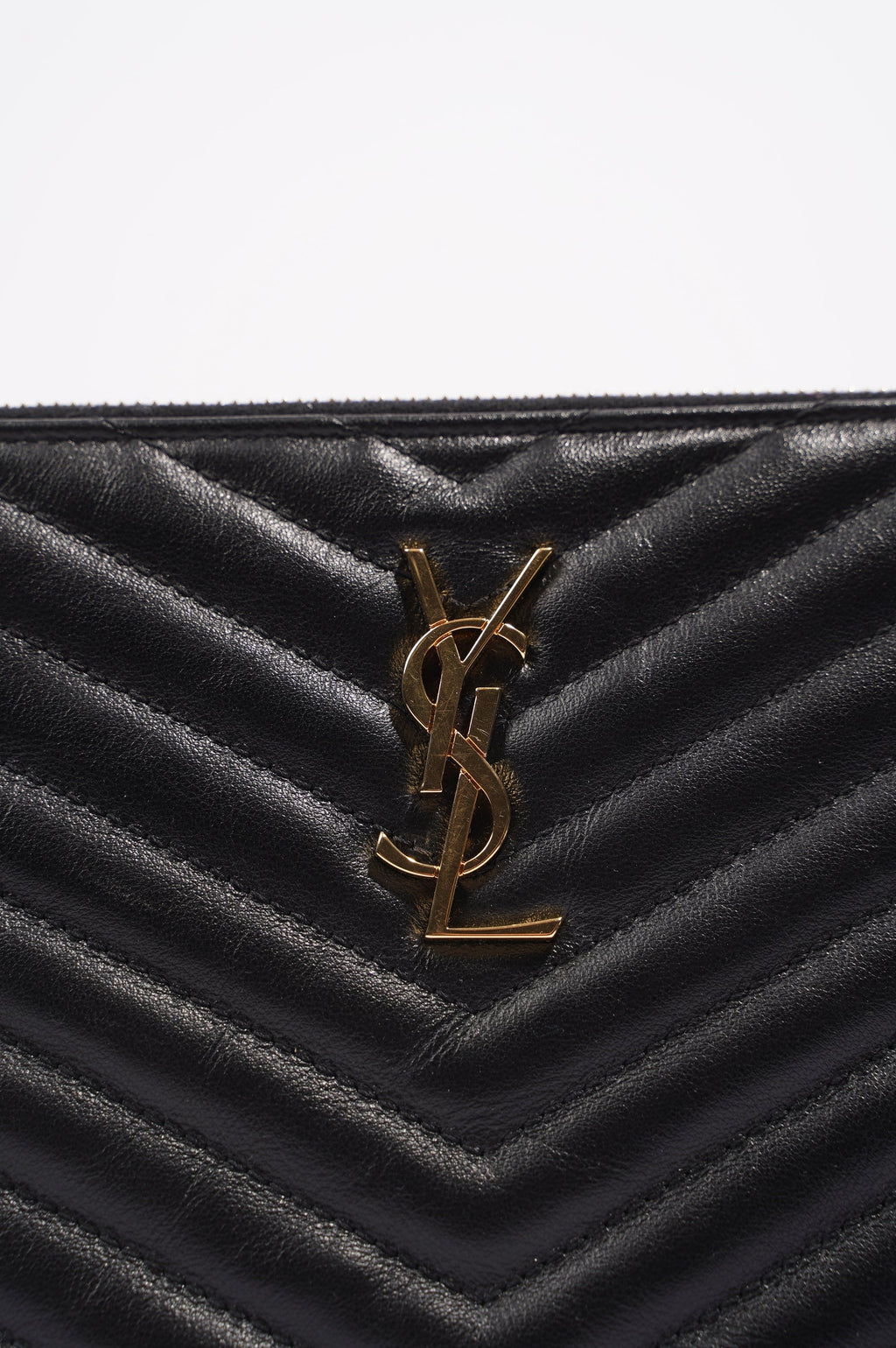 Saint Laurent Womens Pouch Black Small
