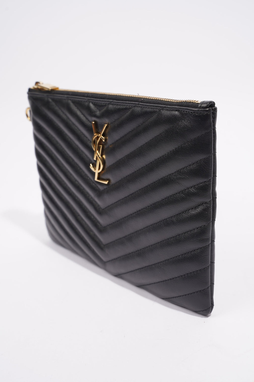Saint Laurent Womens Pouch Black Small