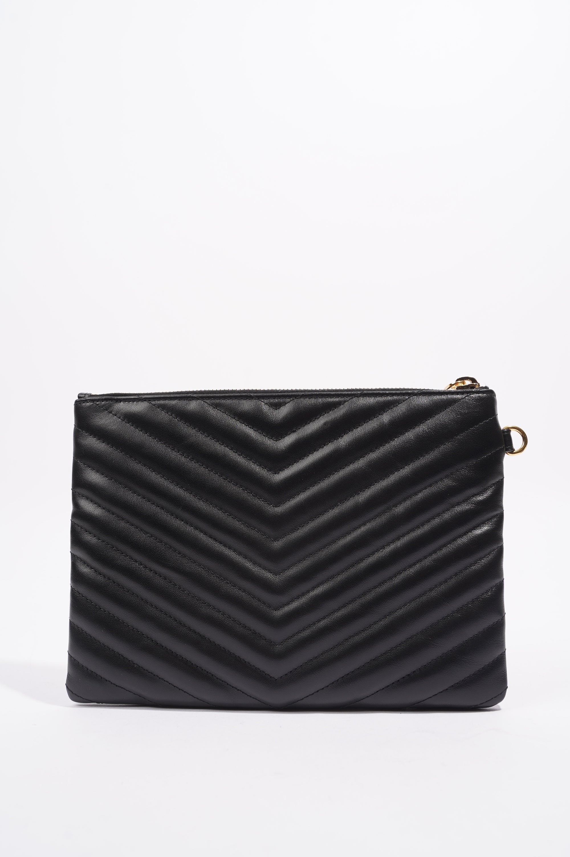 Saint Laurent Womens Pouch Black Small