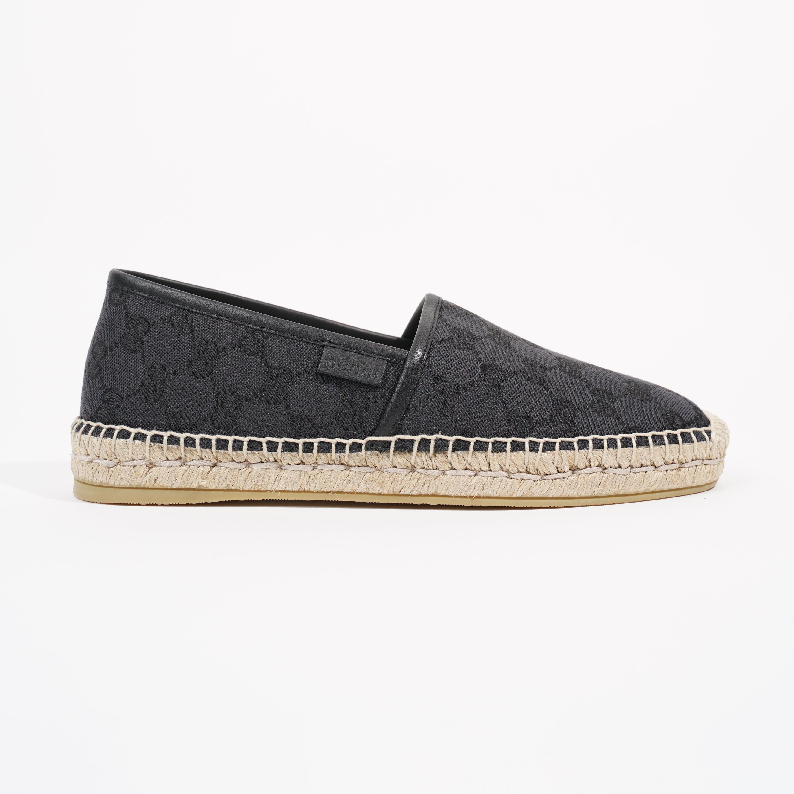 Gucci Womens Espadrilles Black EU 39.5 / UK 6.5